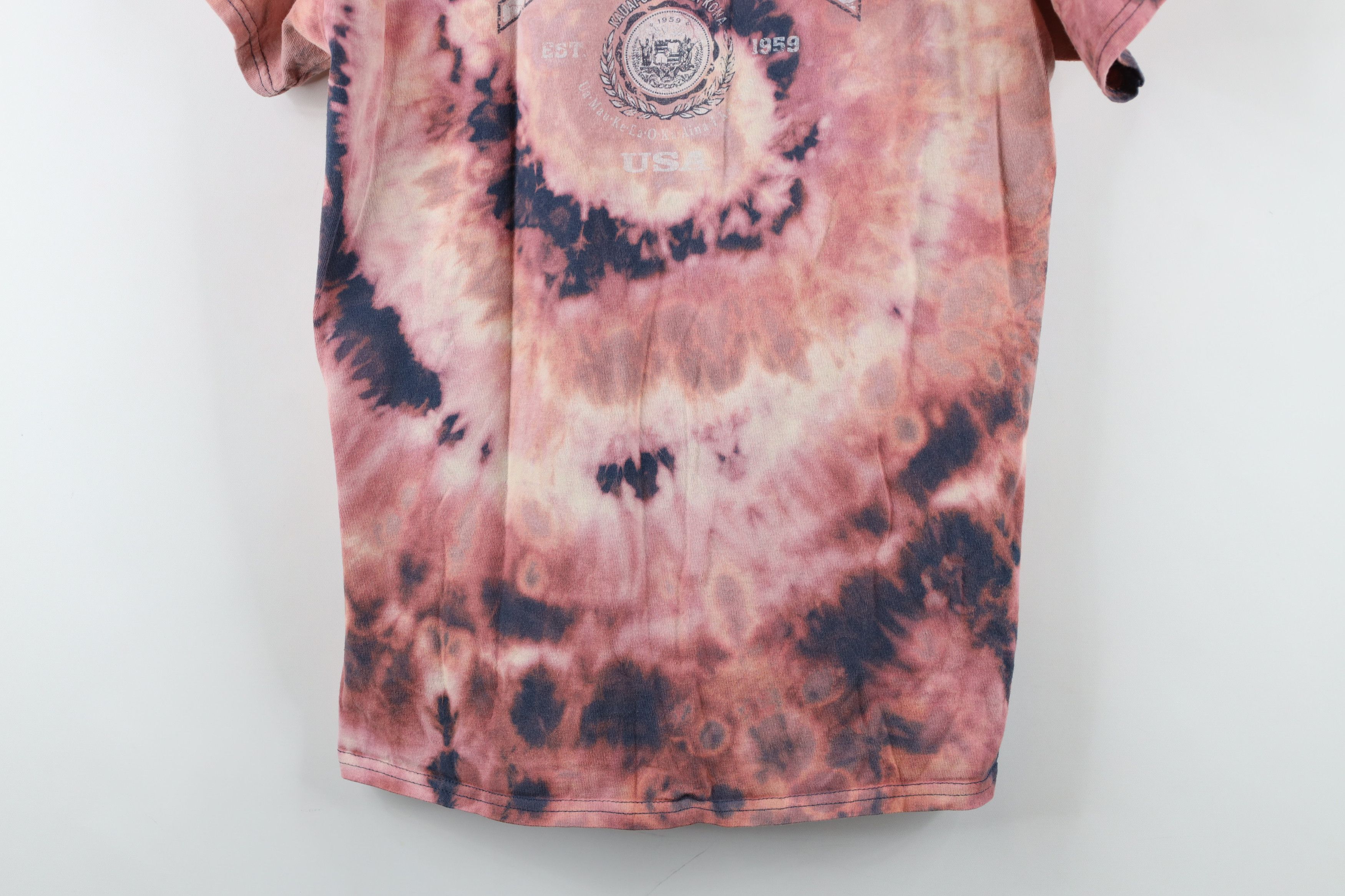 Vintage Vintage 90s Streetwear Acid Wash Hawaii T-Shirt Trippy Size M / US 6-8 / IT 42-44 - 3 Thumbnail