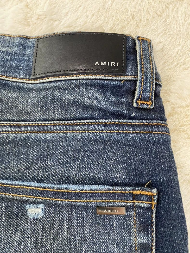 Amiri Amiri Blue red Anacardium occidentale flower MX1 patchwork Size US 32 / EU 48 - 3 Thumbnail