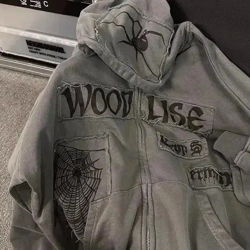 Japanese Brand Aesthetic Zipper Cardigan Hoodie Size US M / EU 48-50 / 2 - 1 Thumbnail