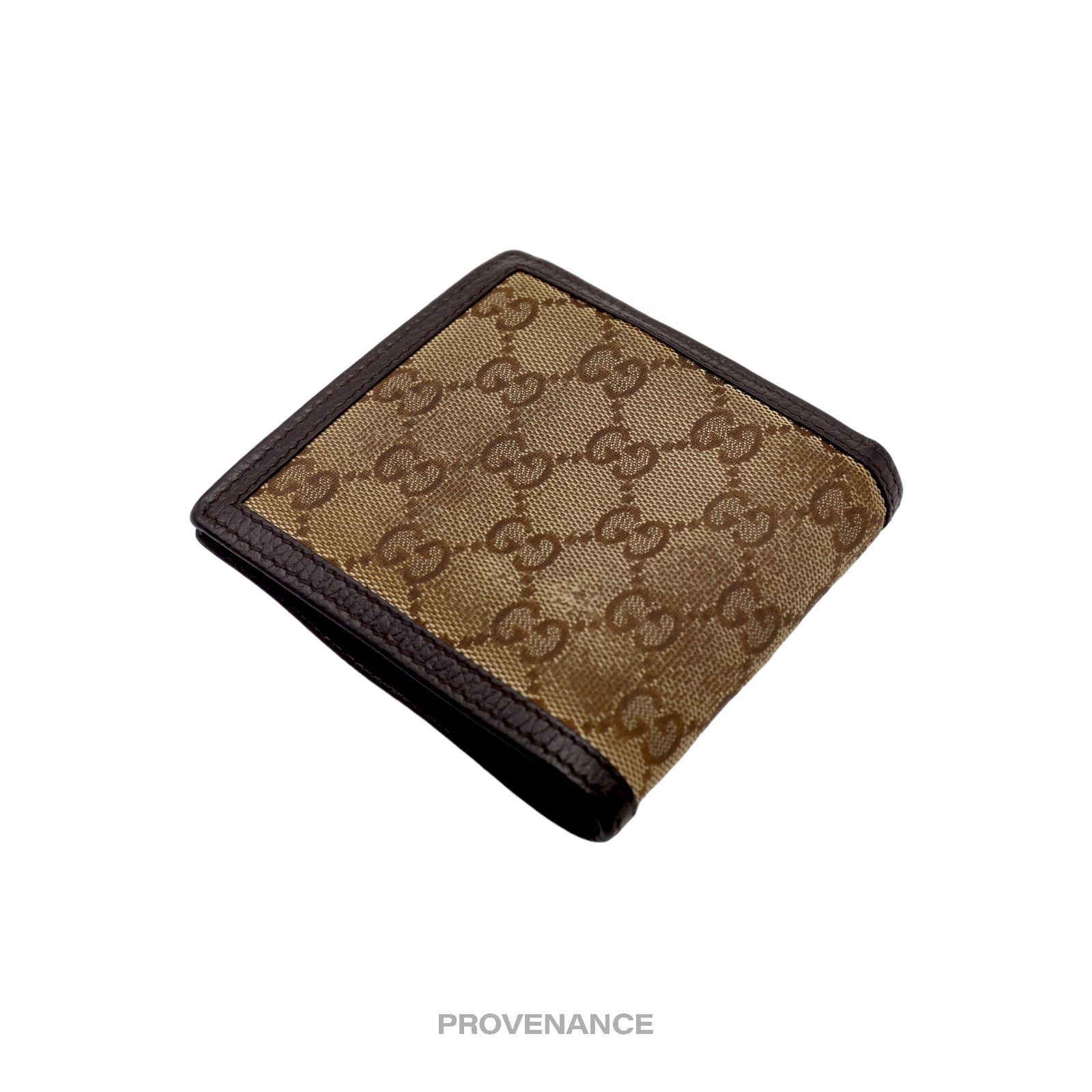Gucci 🔴 Gucci GG Canvas Bifold Wallet - Brown Size ONE SIZE - 3 Thumbnail