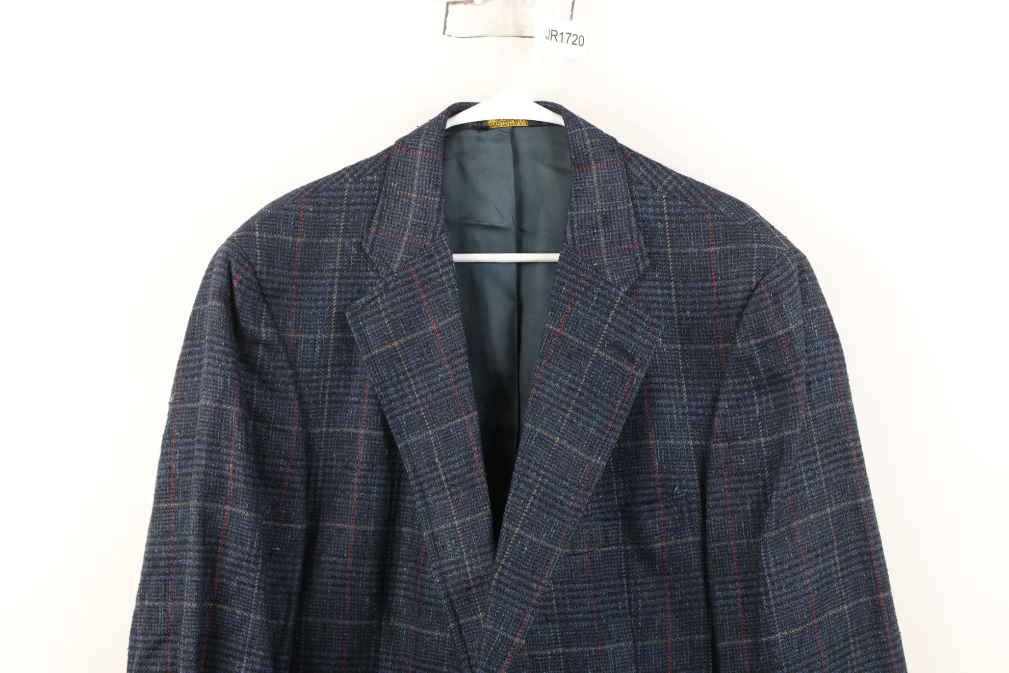 Vintage Vintage 70s Streetwear Wool Tweed Suit Coat Blazer Jacket Size US XXL / EU 58 / 5 - 2 Thumbnail
