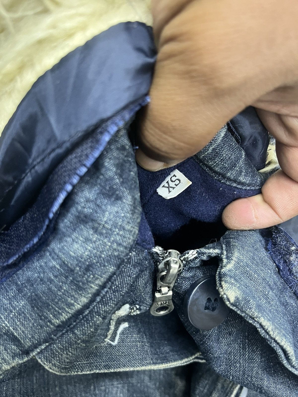 SHIPS STEALS🔥BDK FOR SHIPS DENIM OVER JACKET Size XS / US 0-2 / IT 36-38 - 17 Thumbnail