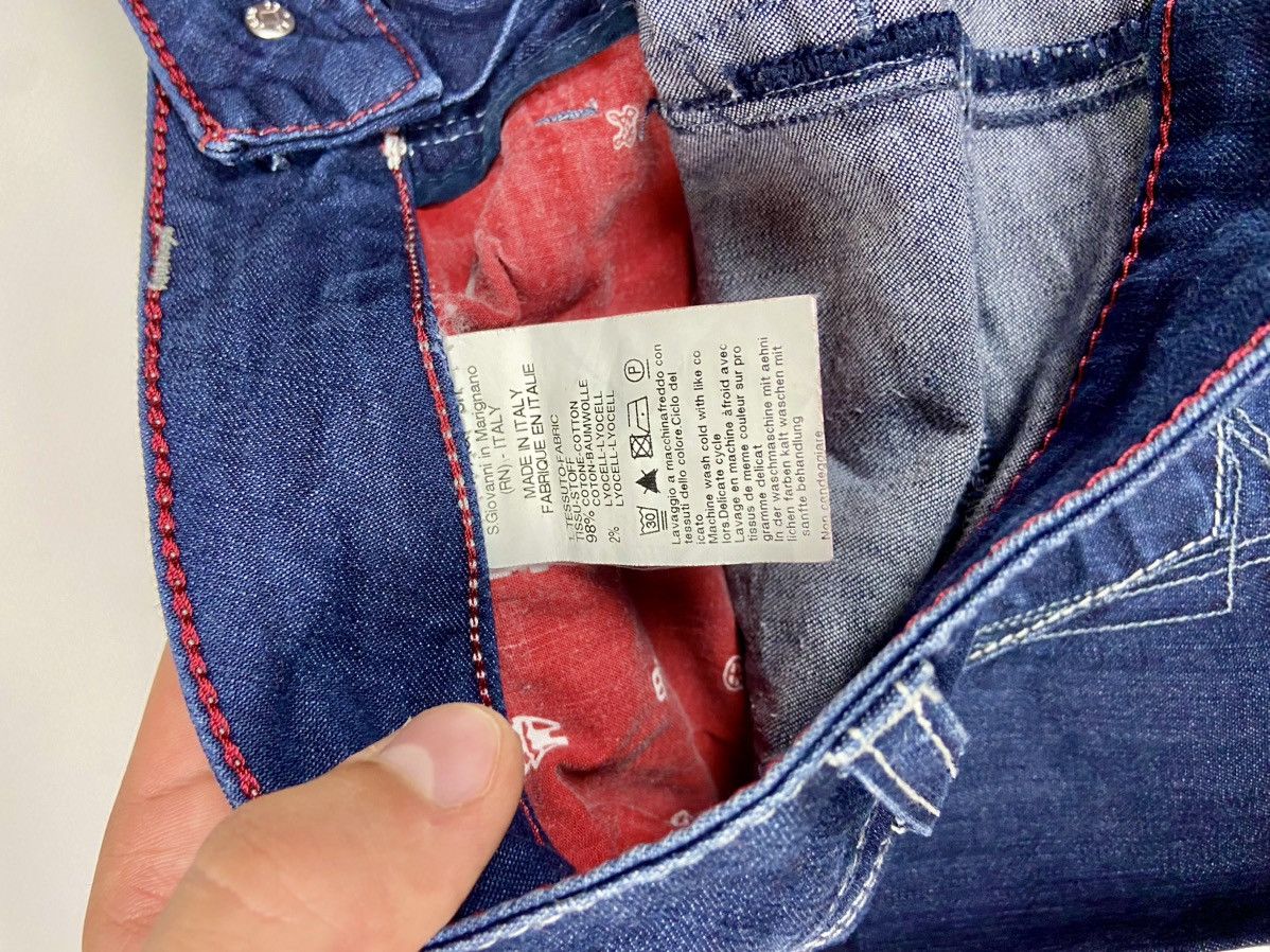 Marithe + Francois Girbaud × Vintage Marithe Francois Girbaud Navy Cropped Women Denim JeansSz 28 Size 30" / US 8 / IT 44 - 13 Thumbnail