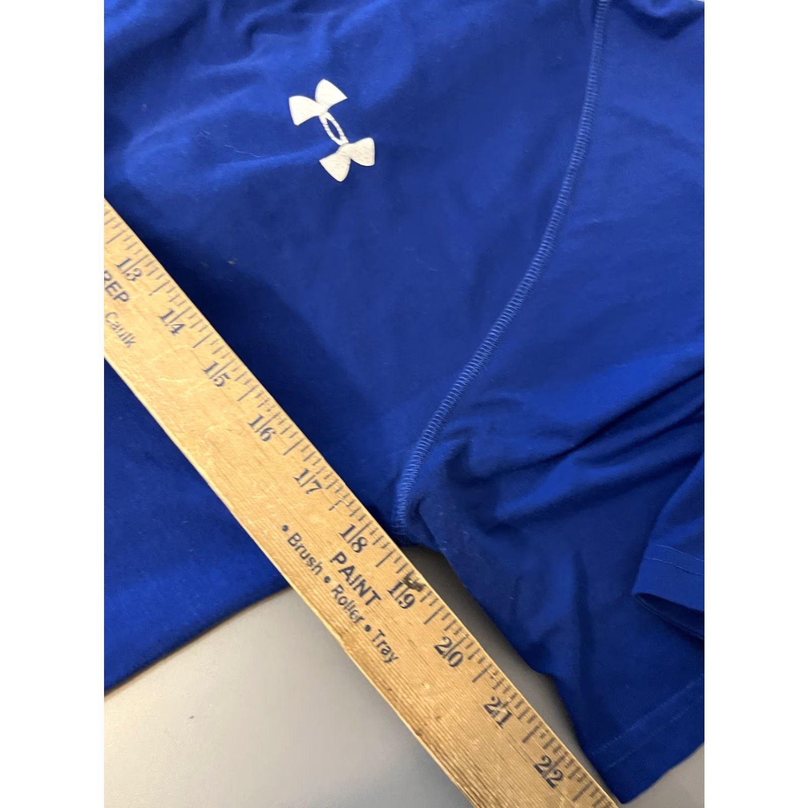 Under Armour VINTAGE Under Armour T-Shirt Men’s Small Short Sleeve Crew Neck HeatGear Blue Graphic Logo S Mens Size US S / EU 44-46 / 1 - 5 Thumbnail