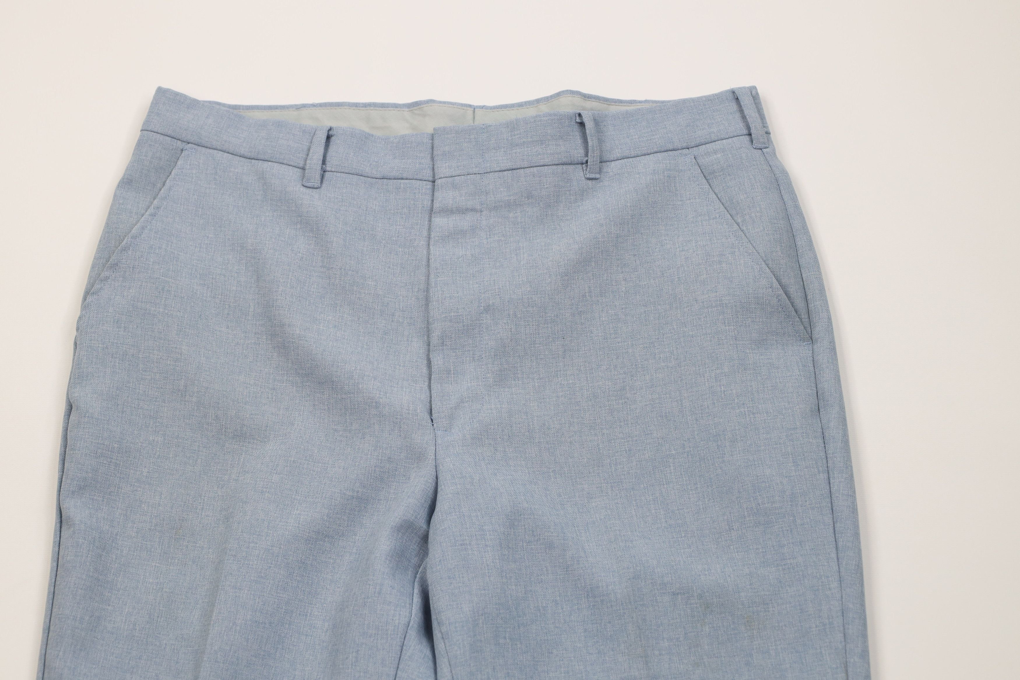 Vintage Vintage 70s Streetwear Knit Flared Wide Leg Chino Pants USA Size US 34 / EU 50 - 2 Thumbnail