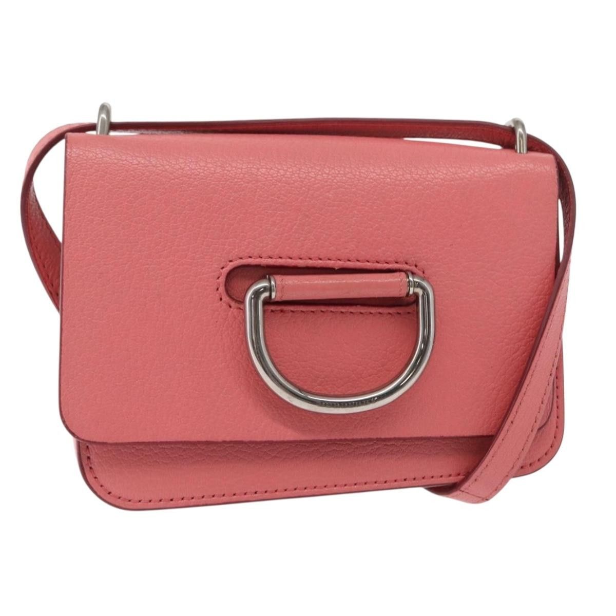 Burberry Burberry D-Ring Shoulder Bag Leather Size ONE SIZE - 1 Thumbnail