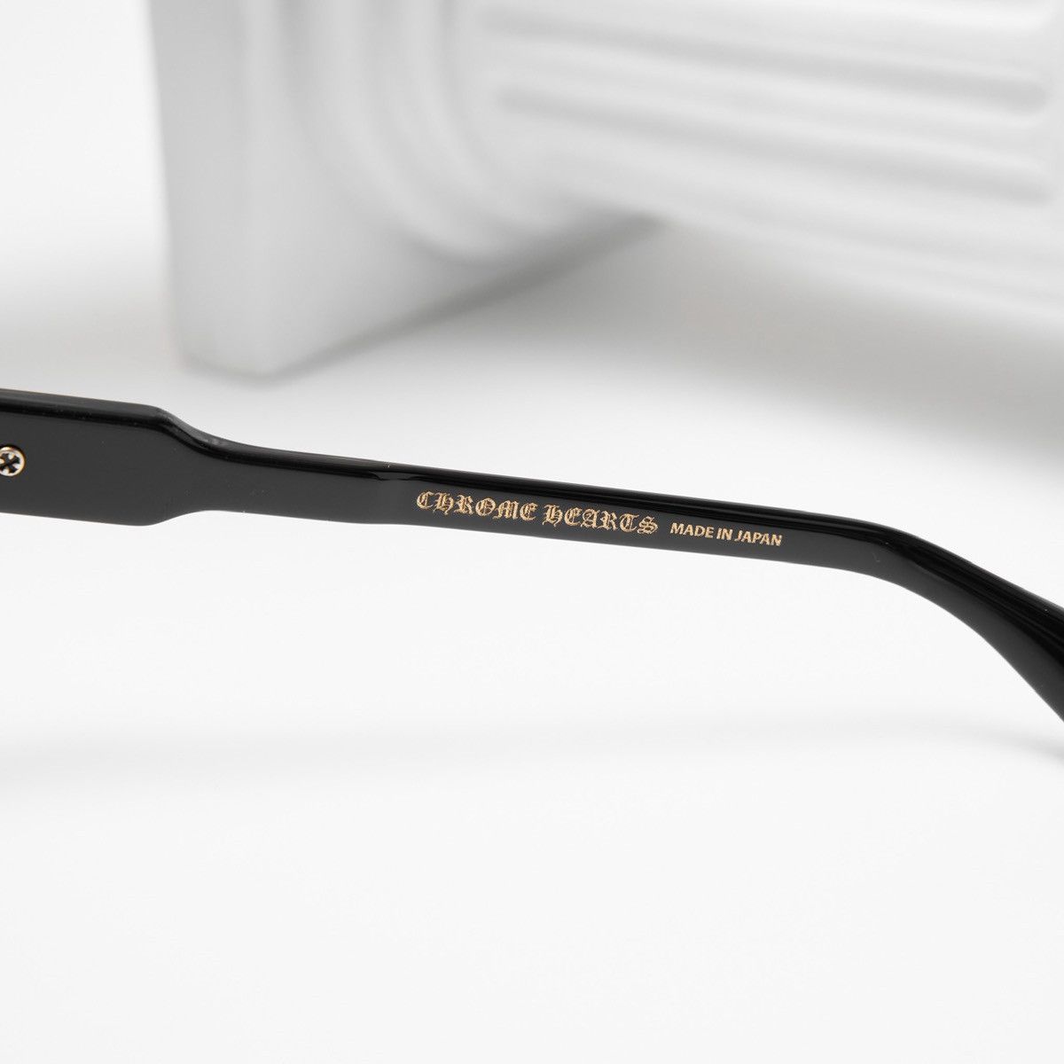 Chrome Hearts CHROME HEARTS BULGE BLACK GOLD PLATED GLASSES Size ONE SIZE - 4 Thumbnail