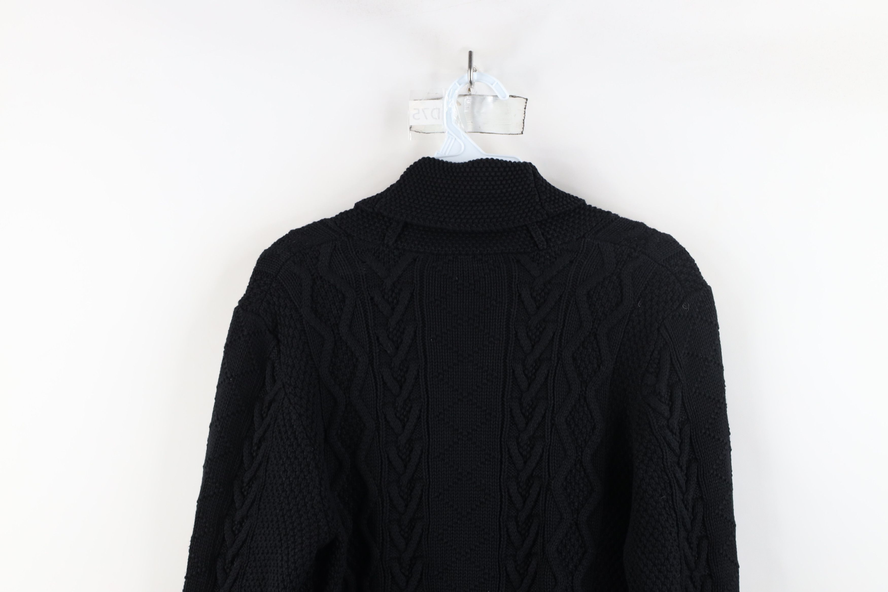 Ralph Lauren × Vintage Vintage 90s Ralph Lauren Cable Knit Cardigan Sweater Size L / US 10 / IT 46 - 8 Thumbnail