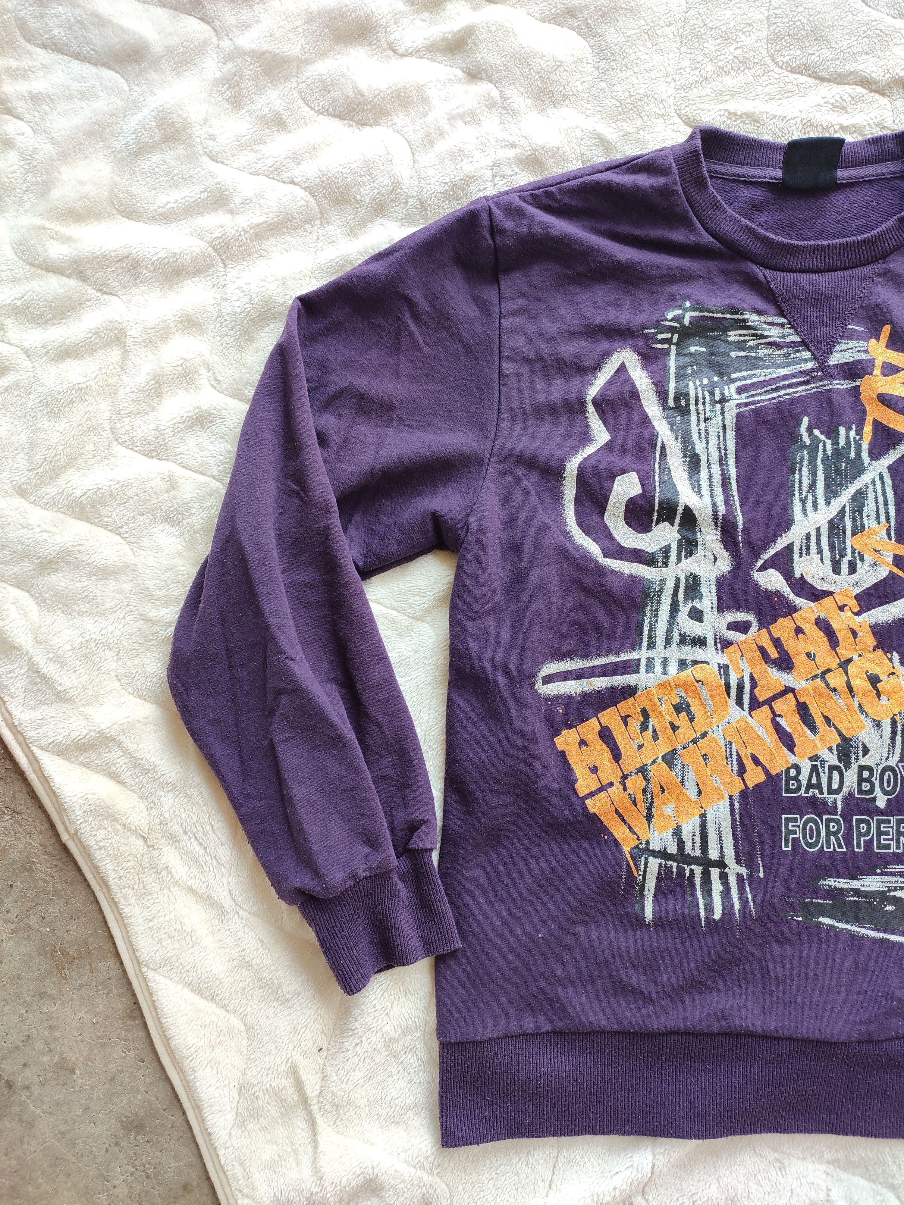 Vintage 💥90s💥 BAD BOY FOR PERFORMANCE SWEATSHIRT Size US S / EU 44-46 / 1 - 5 Thumbnail