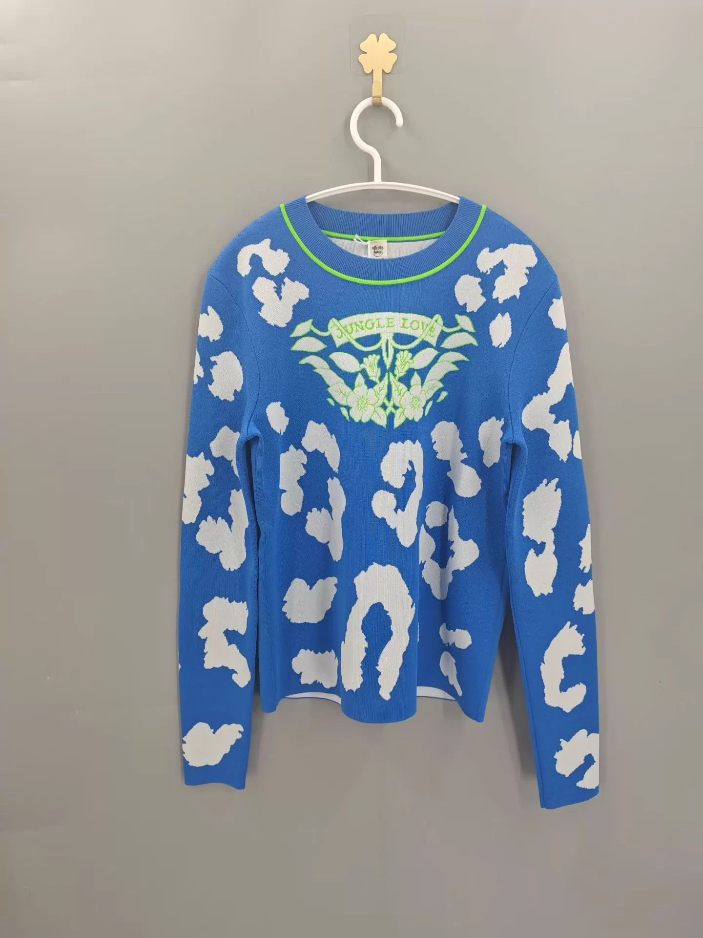 Hermes HERMES Jungle Love Leopard Knit Sweater 40 Size M / US 6-8 / IT 42-44 - 1 Thumbnail