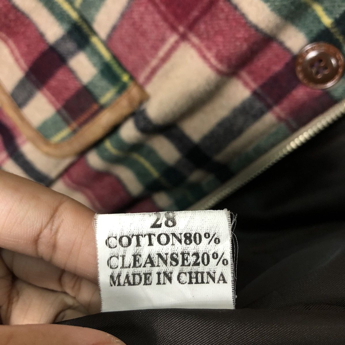 Hysteric Glamour 🔥90’s Bomber Jacket Wangwano Japan Tartan Design Check Size US L / EU 52-54 / 3 - 14 Thumbnail