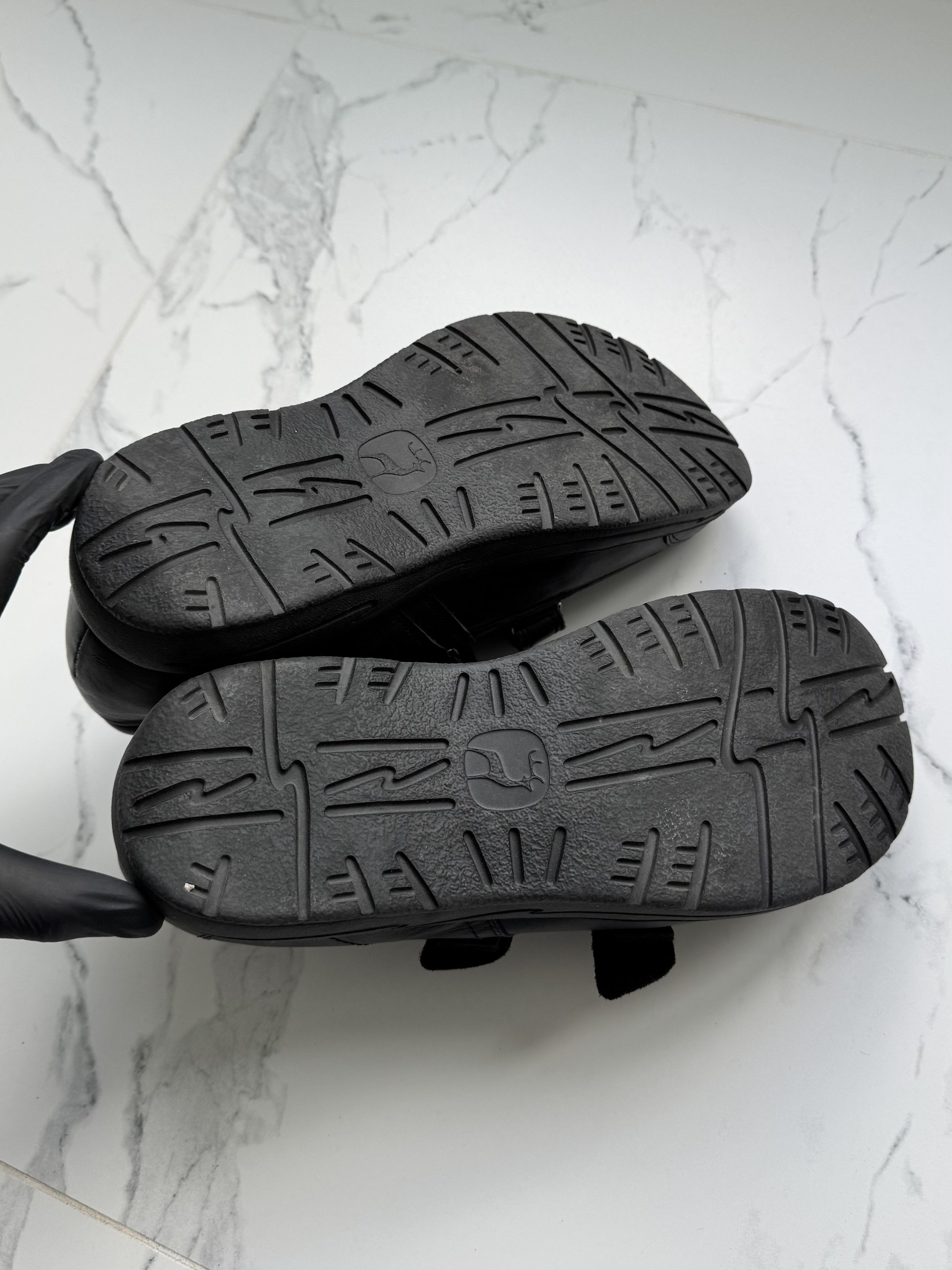 Vintage Vintage Leather Comfort Walking Shoes Double Velcro Strap Size US 11 / EU 44 - 8 Thumbnail