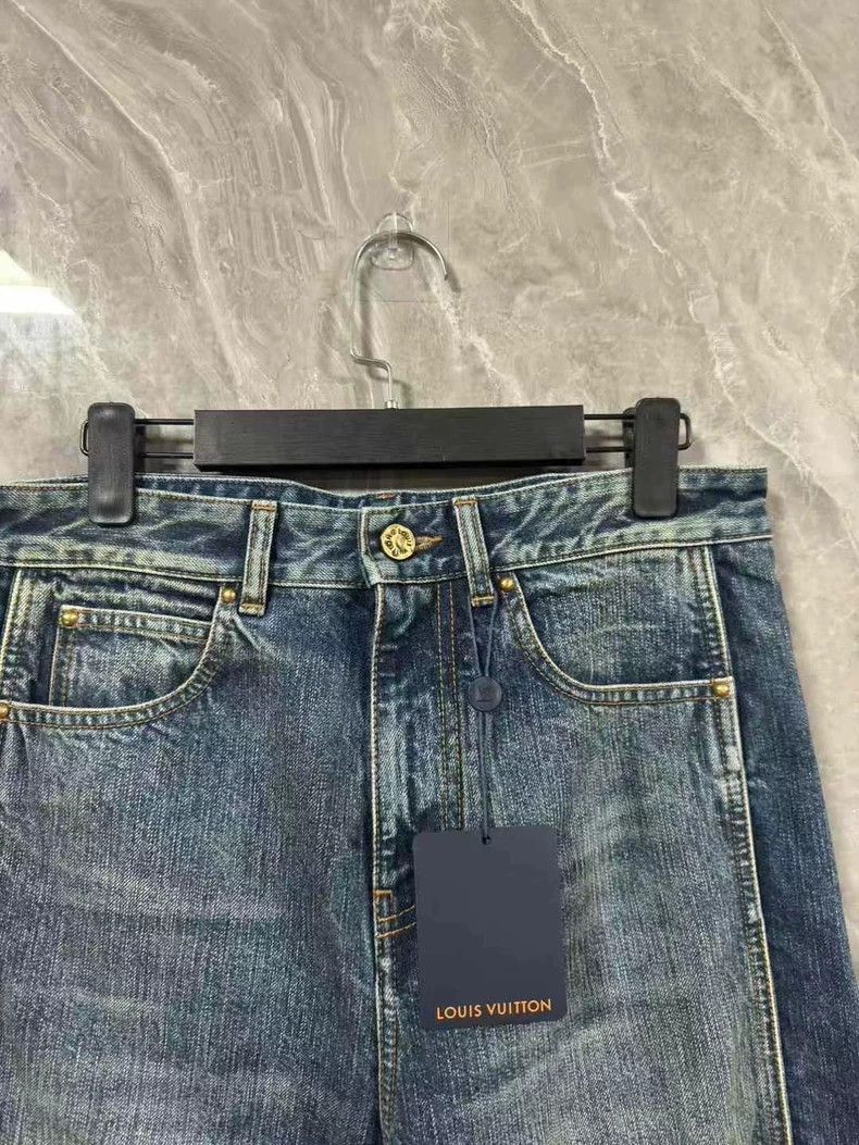 Louis Vuitton LOUIS VUITTON LV wavy jeans-2507 Size US 28 / EU 44 - 2 Thumbnail