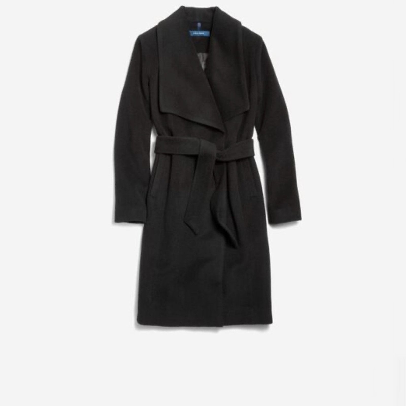 Cole Haan Cole Haan Women's Belted Wrap Coat - Size: 10 Size L / US 10 / IT 46 - 2 Thumbnail