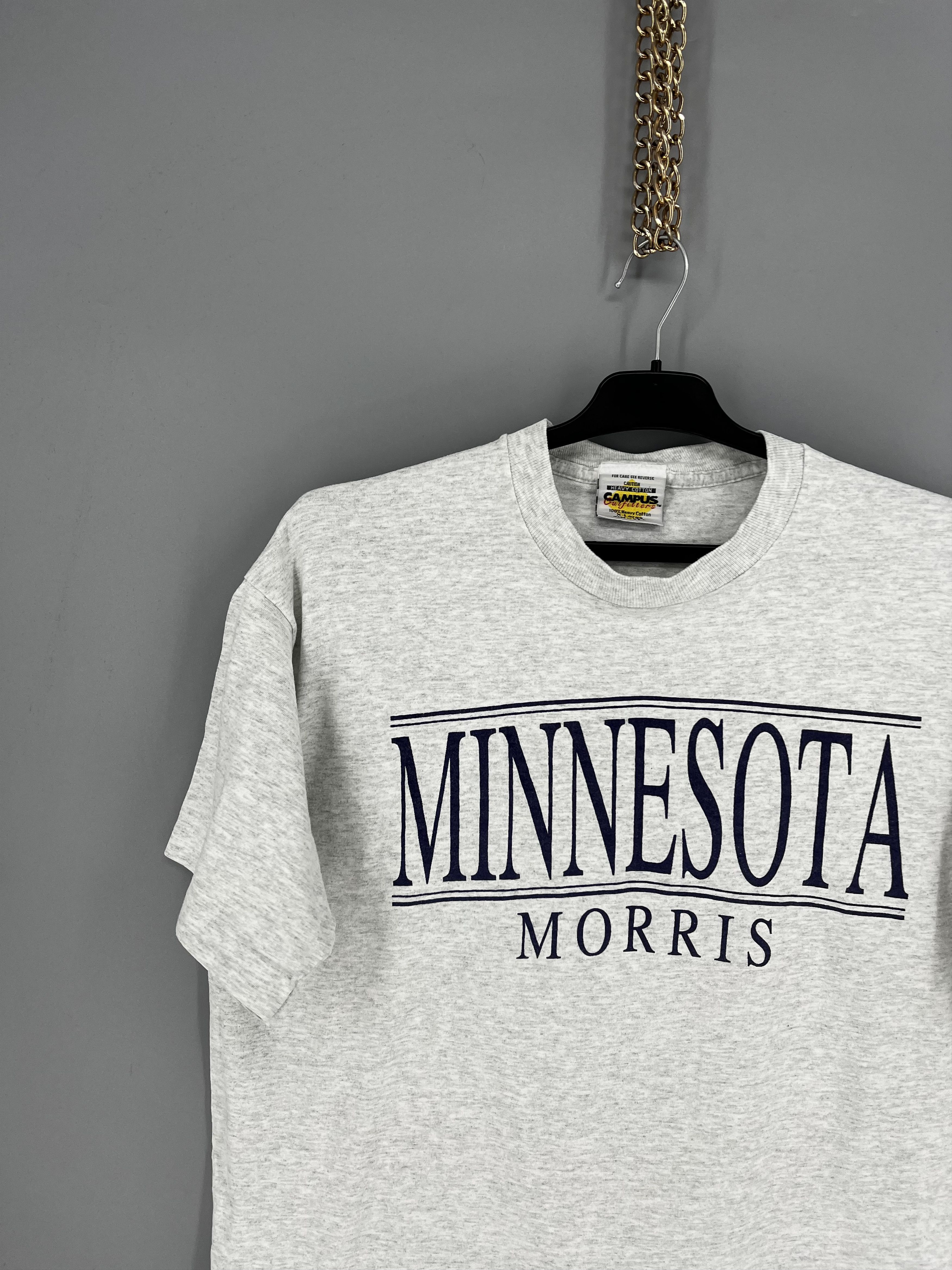 Vintage Vintage 90s Morris Minnesota Single Stitch Thin Tee Size US XL / EU 56 / 4 - 4 Thumbnail