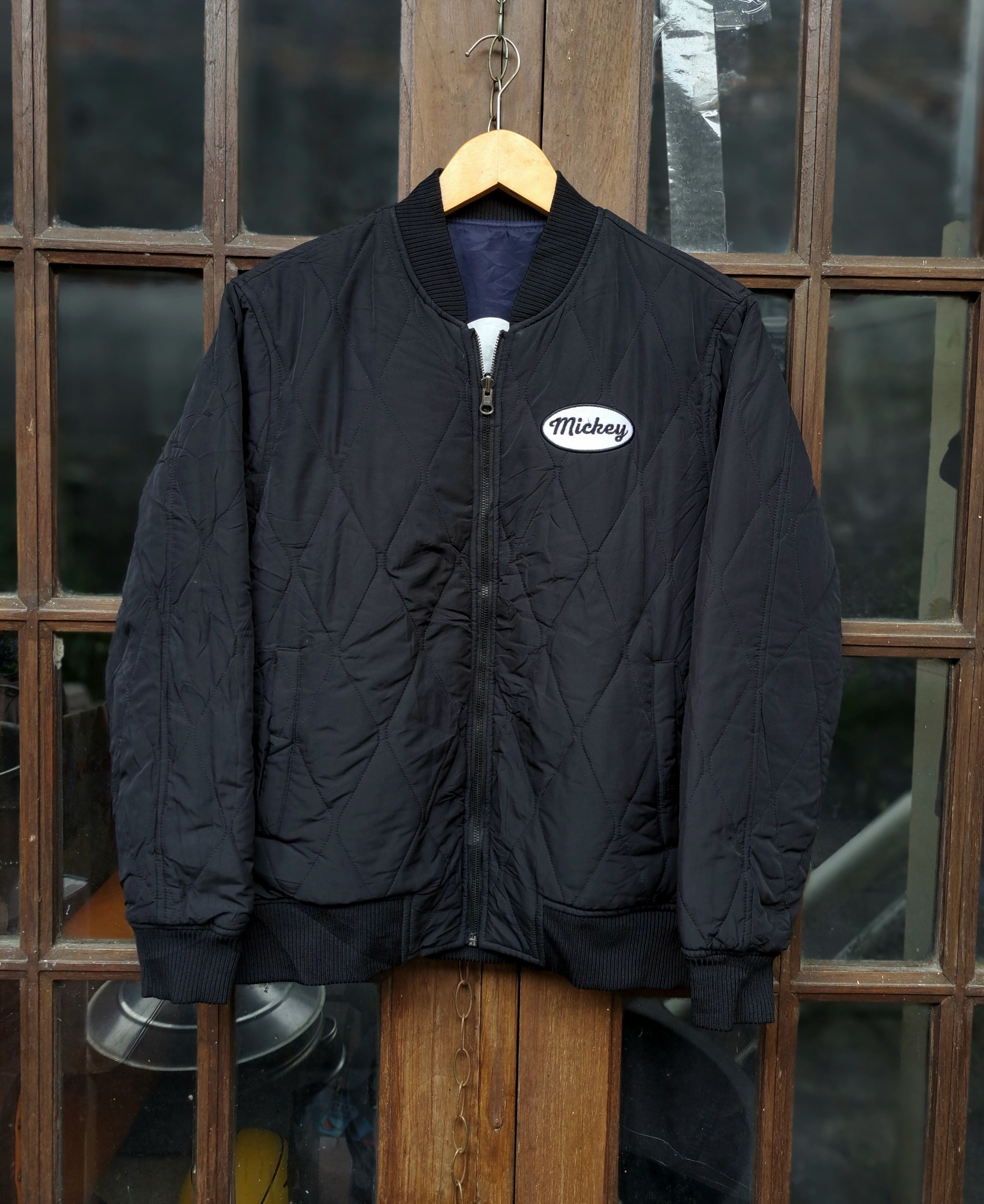 Disney × Mickey Mouse Reversible Bomber Jacket Disney Mickey Mouse quilted Jacket Size M / US 6-8 / IT 42-44 - 4 Thumbnail