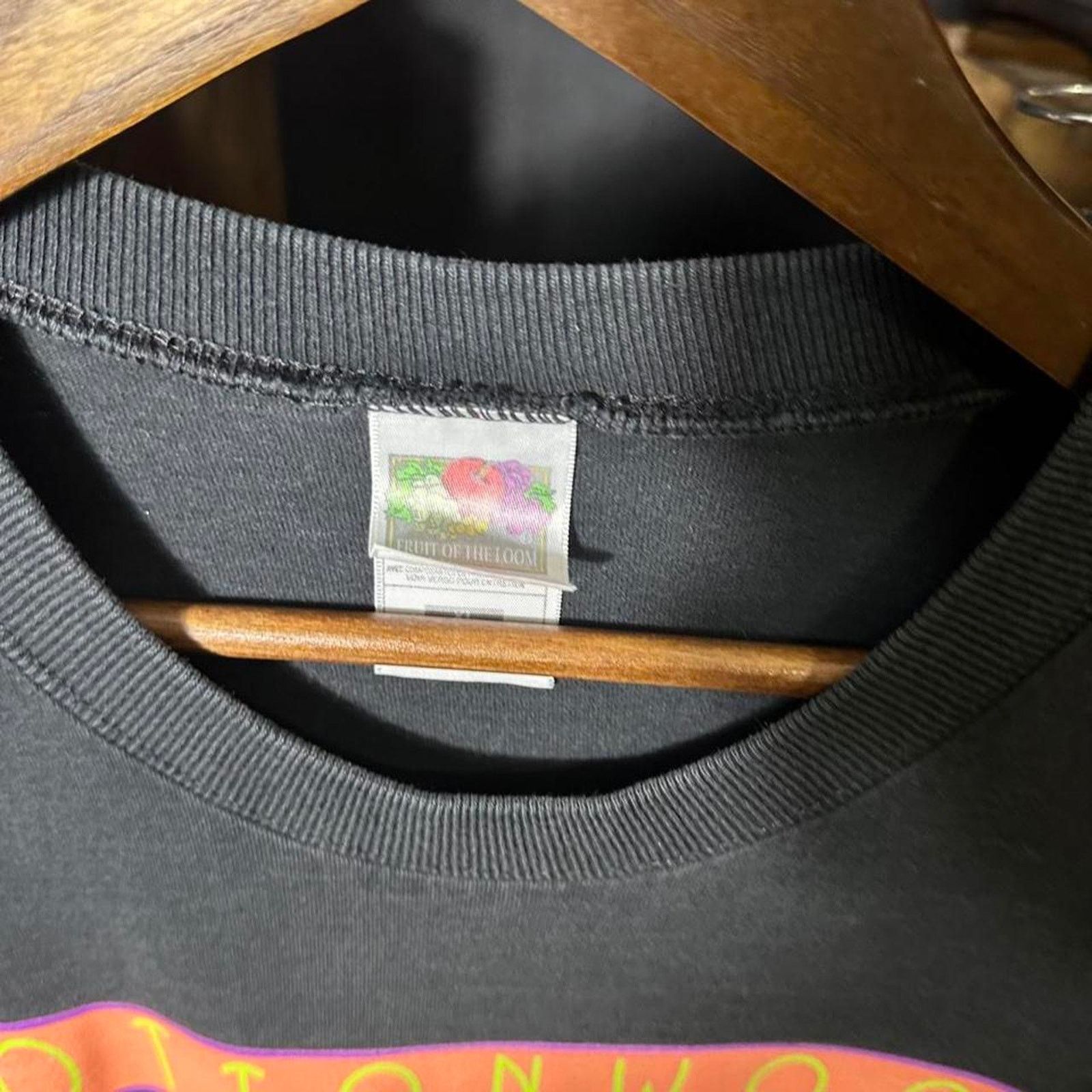 Fruit Of The Loom Vintage 90s Cottonwood Art Festival Tee Mens XL Black Shirt Size US XL / EU 56 / 4 - 3 Thumbnail