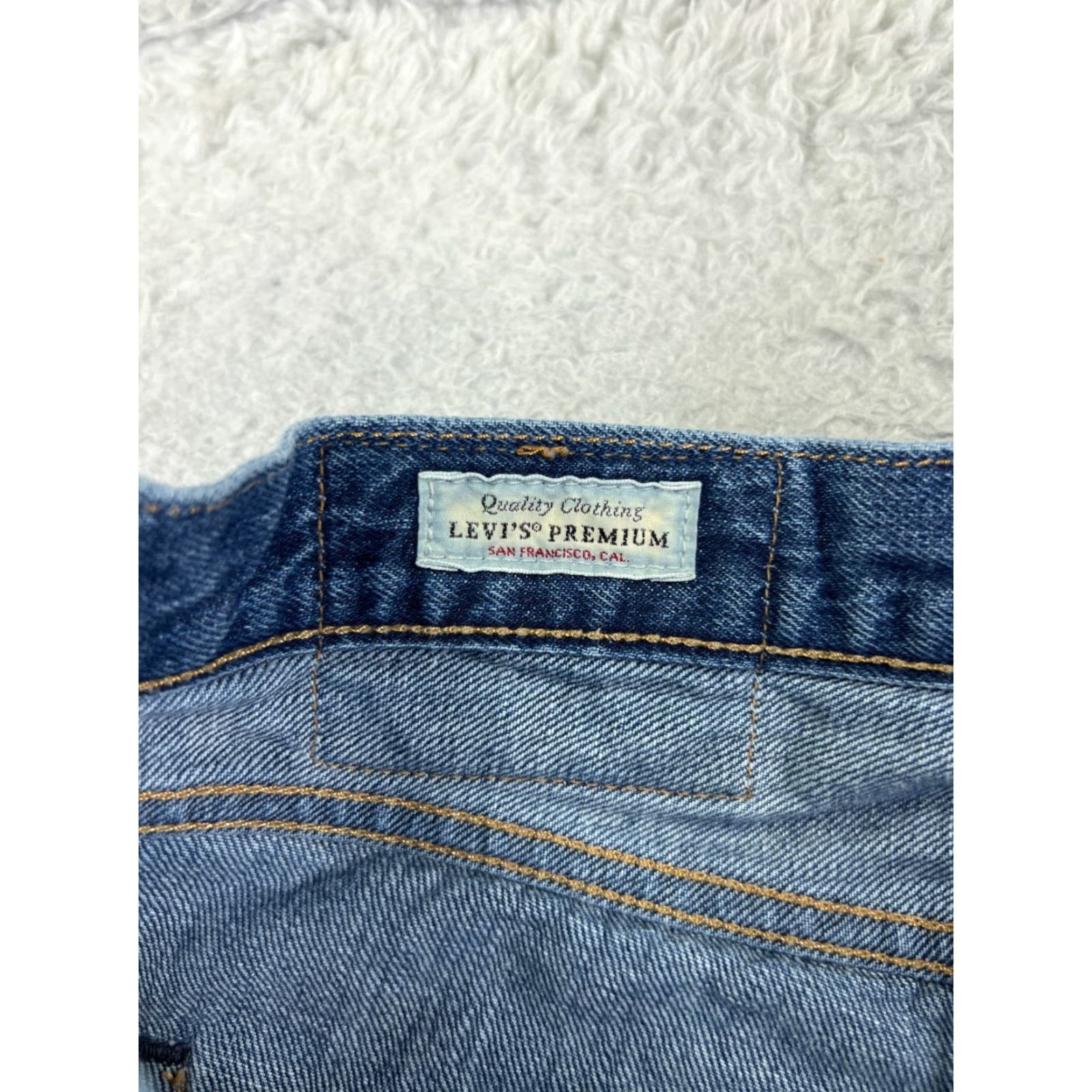 Levi's Levi's Jeans Men 501 XX Slim Denim Blue Button Cotton 30x29 Regular Jeans No N/A Size US 31 - 6 Thumbnail