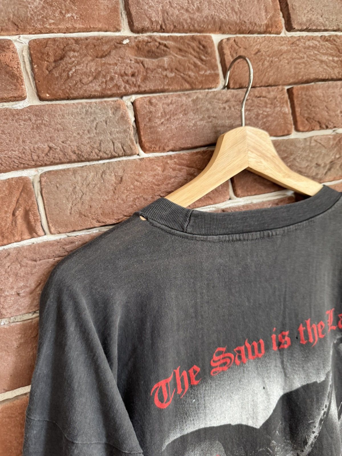 Band Tees Rare Sodom Saw is the law 90s Thrash Metal Band Vintage tee Size US XL / EU 56 / 4 - 10 Thumbnail