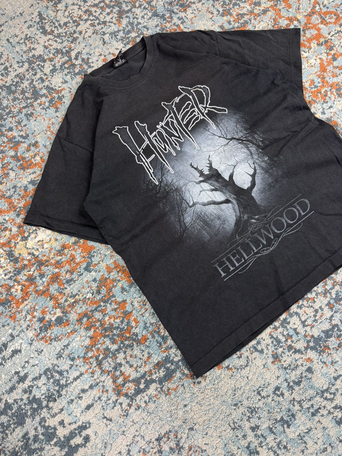 Band Tees × Vintage Vintage 00s Hunter hellwood polish metal band graphic tee Size US M / EU 48-50 / 2 - 3 Thumbnail