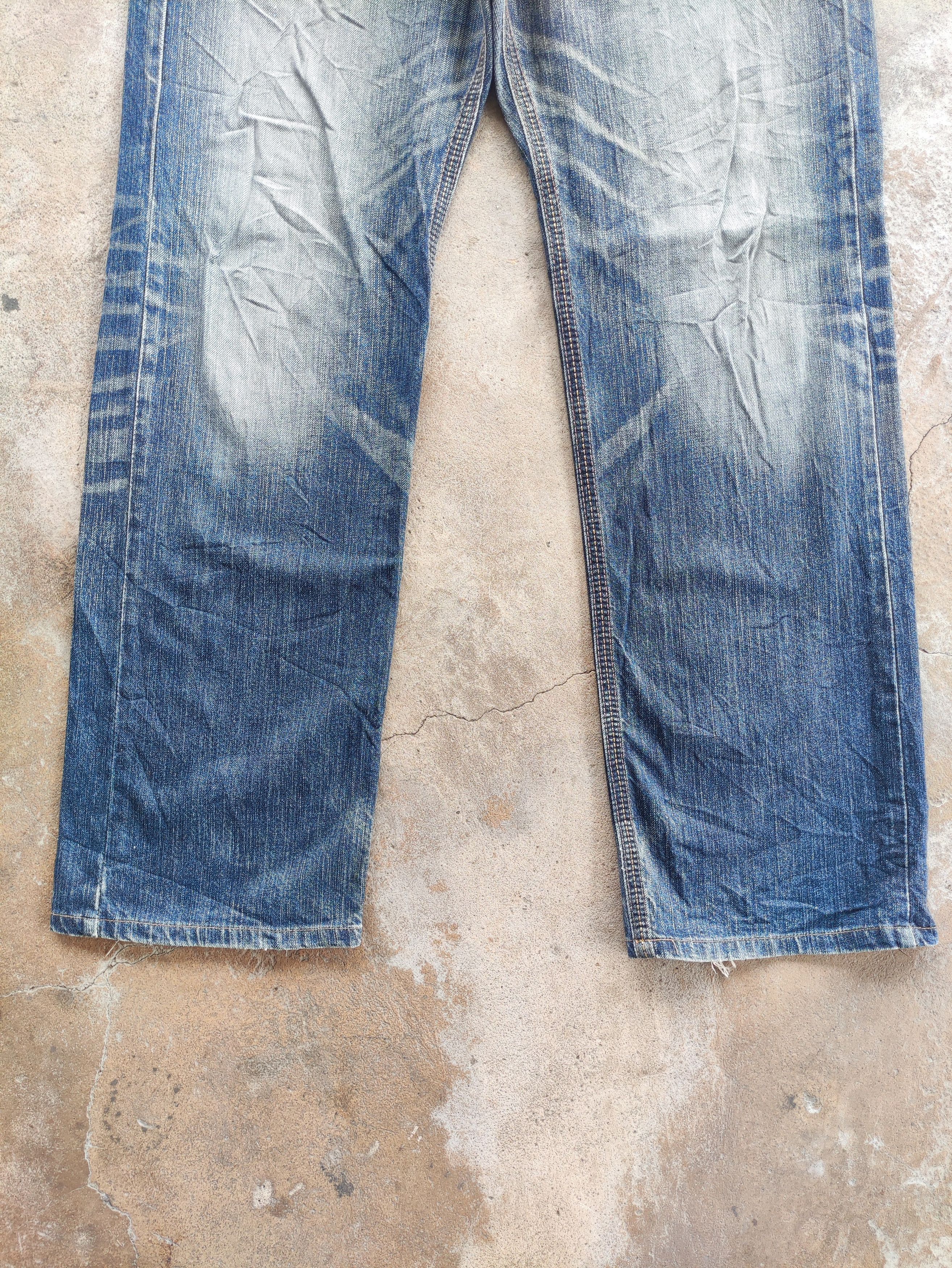 Edwin Vintage Edwin Brand Baggy Denim Distressed Faded Pants Size US 35 - 4 Thumbnail
