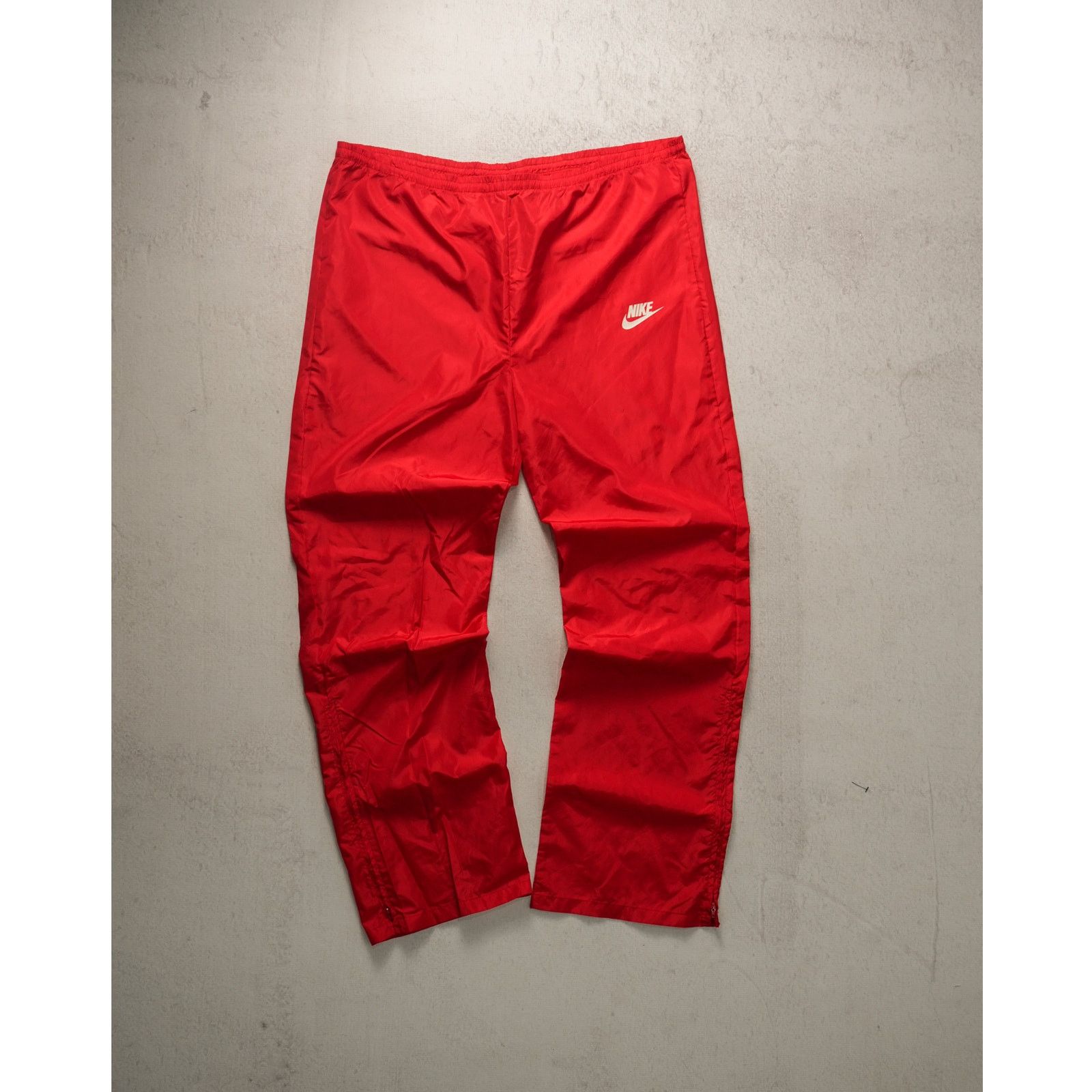 Nike Vintage 80s Nike Red Pre-owned Track Pants - Men's 2XL Size US 38 / EU 54 - 1 Thumbnail