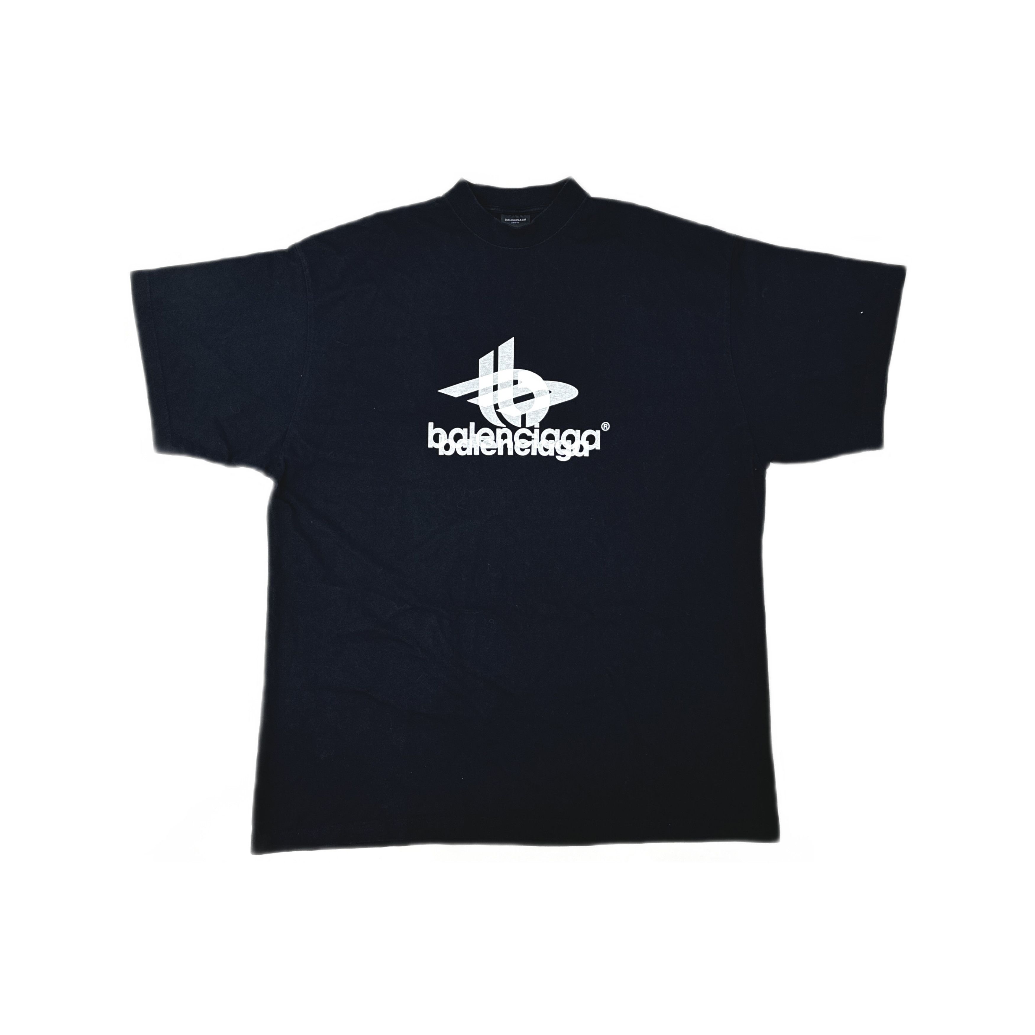 Balenciaga Balenciaga Offshore Logo Short Sleeve T-Shirt | Grailed