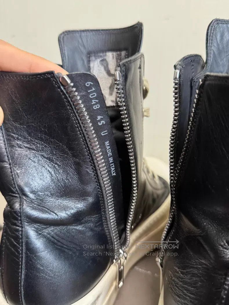 Rick Owens Rick Owens 24FW leather thick sole high-top sneaker| Size US 12 / EU 45 - 5 Thumbnail