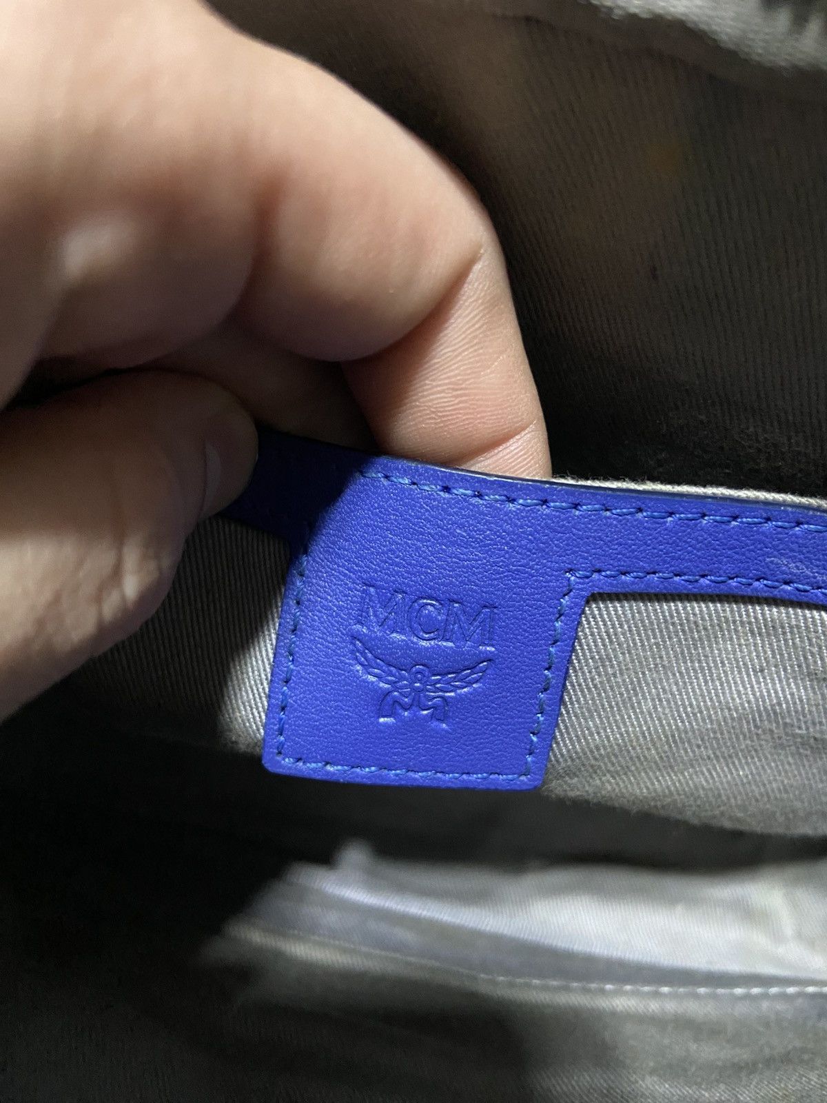 MCM MCM blue monogram crossbody bag Size ONE SIZE - 9 Thumbnail