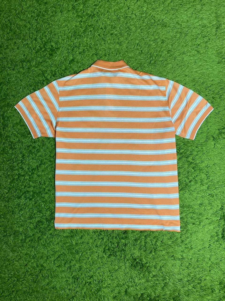 Brioni Brioni Classic Casual Logo Striped Cotton Polo T-Shirt Tee Size US XL / EU 56 / 4 - 3 Thumbnail