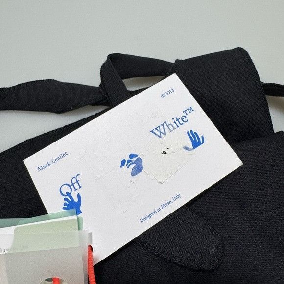 Off-White Off-White Off Bandana Mask Black Size ONE SIZE - 5 Thumbnail