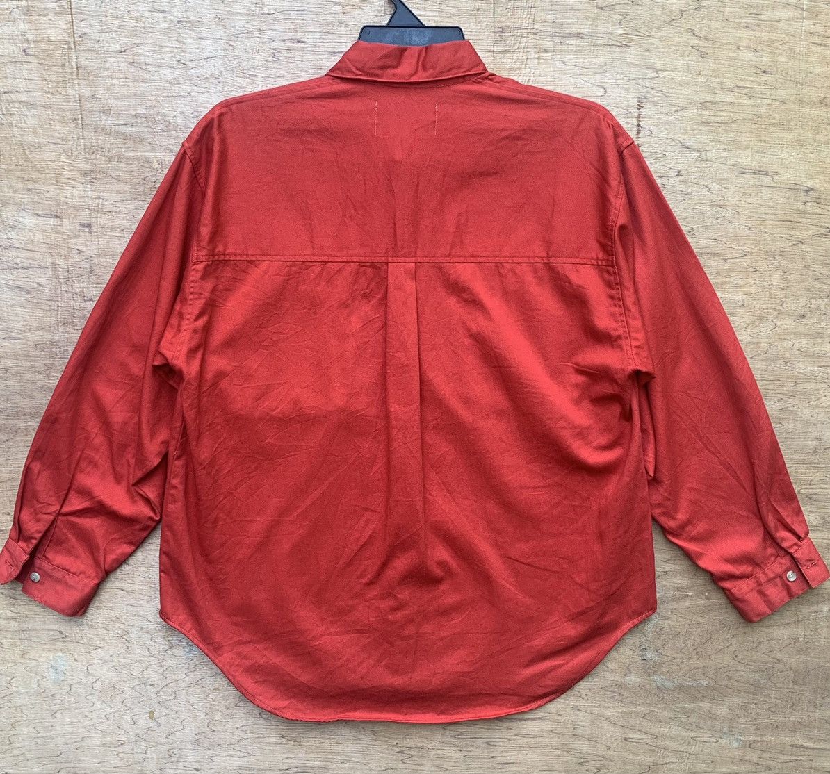 Japanese Brand SAND BEIGE A PARTY OF BOYS Slang Pocket Button Ups Shirt Size US L / EU 52-54 / 3 - 5 Thumbnail