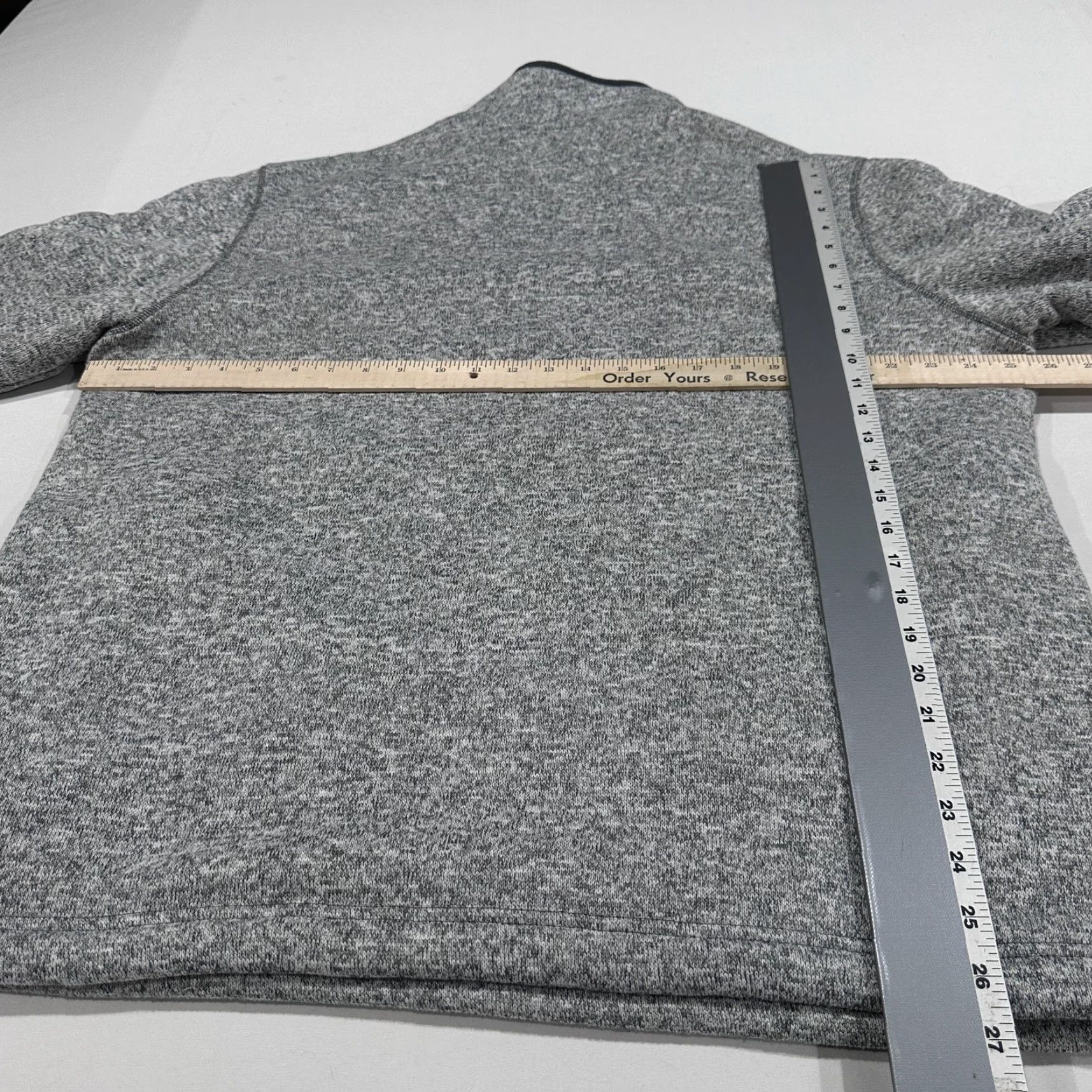Orvis Orvis Sweater Mens XL Gray 1/4 Zip Pullover Mock Neck Pockets Sherpa-lined Knit Vintage No Size US XL / EU 56 / 4 - 4 Thumbnail