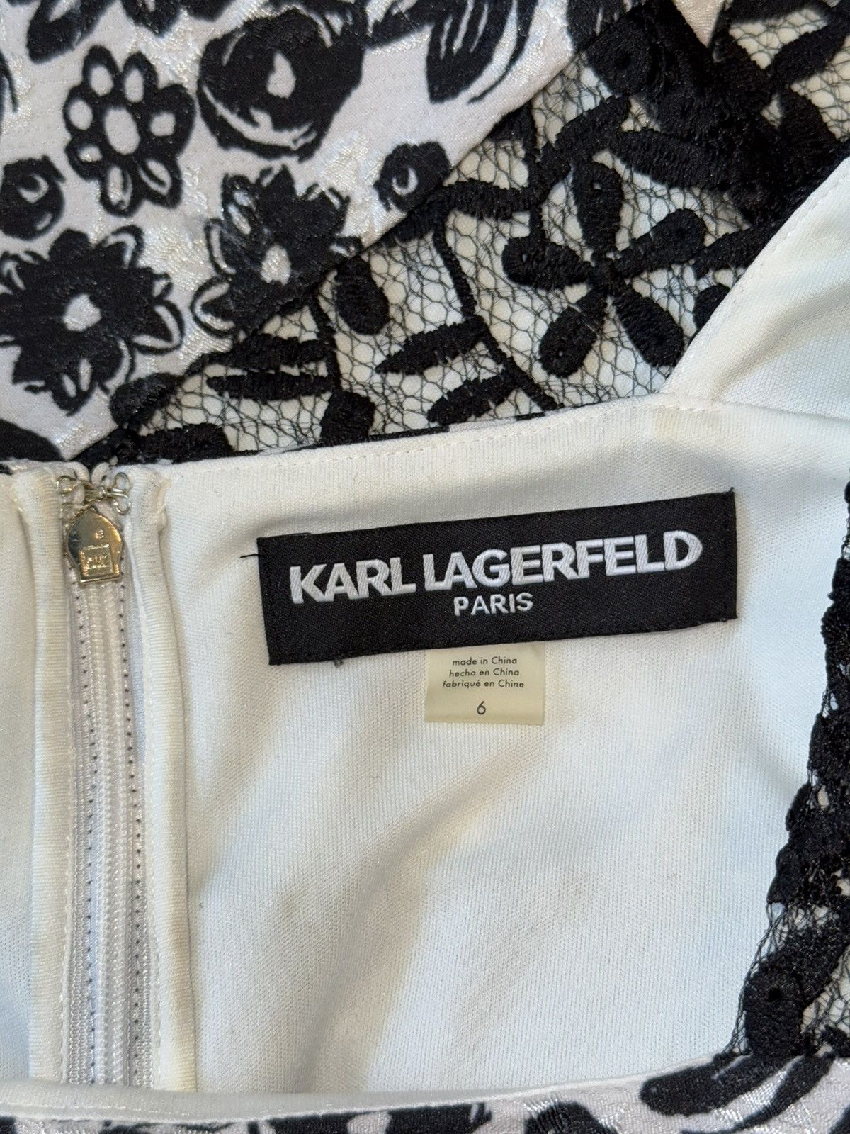Designer × Karl Lagerfeld Karl Lagerfeld avant garde baby doll mini dress Size M / US 6-8 / IT 42-44 - 6 Thumbnail
