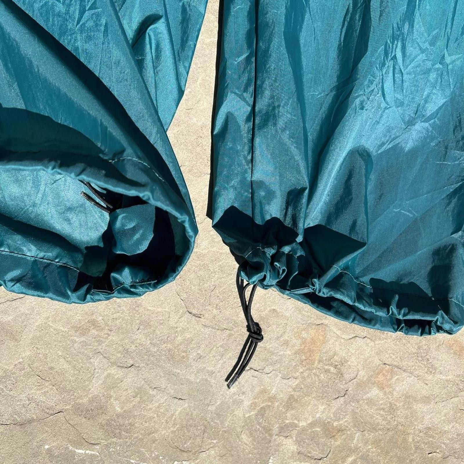 Other Y2K Turquoise + Purple Trim Gorpcore Rain Pants Size US 34 / EU 50 - 6 Thumbnail