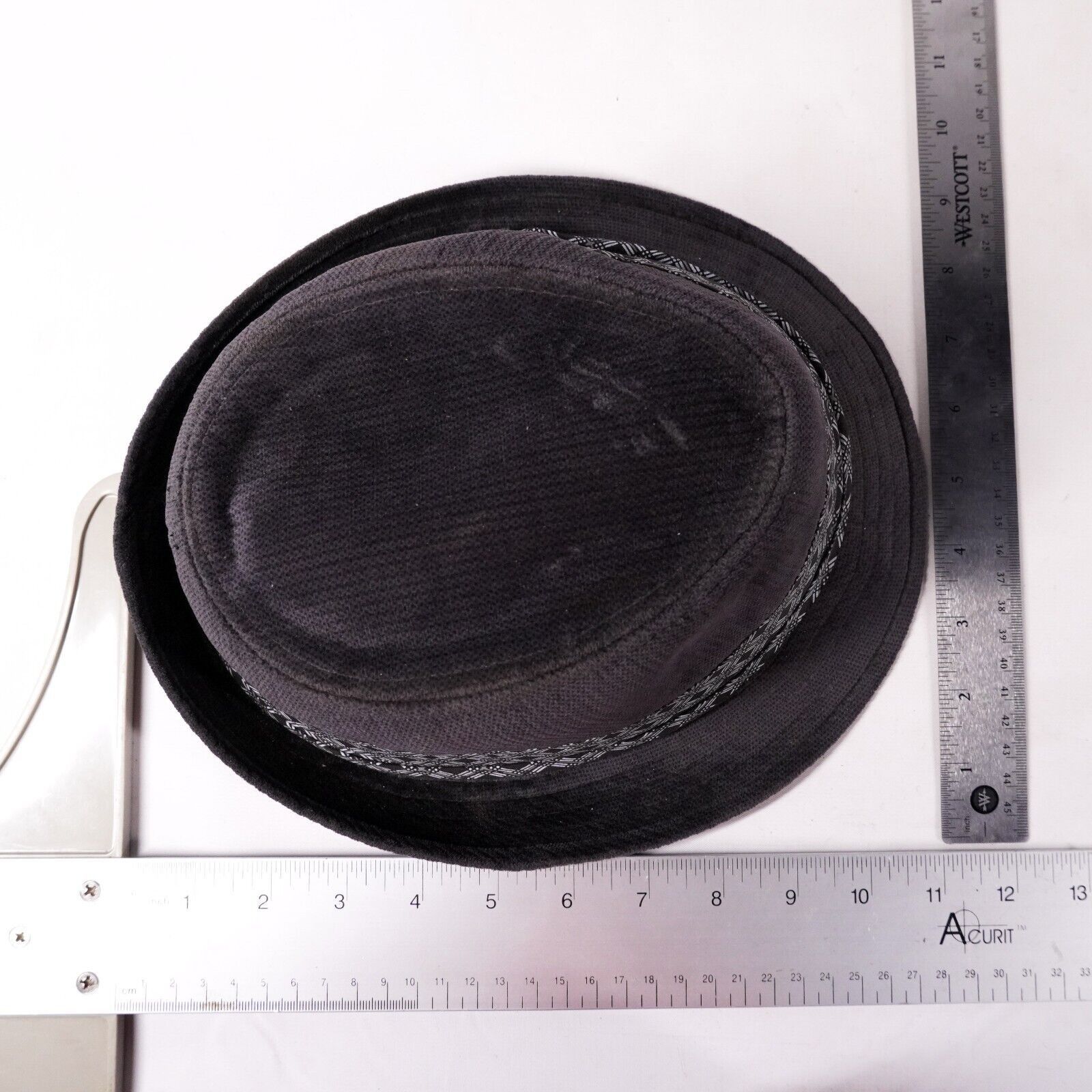 Other DPG Fedora Hipster Hip Hop Corduroy Hat Velvet Cap Gray Size ONE SIZE - 9 Thumbnail