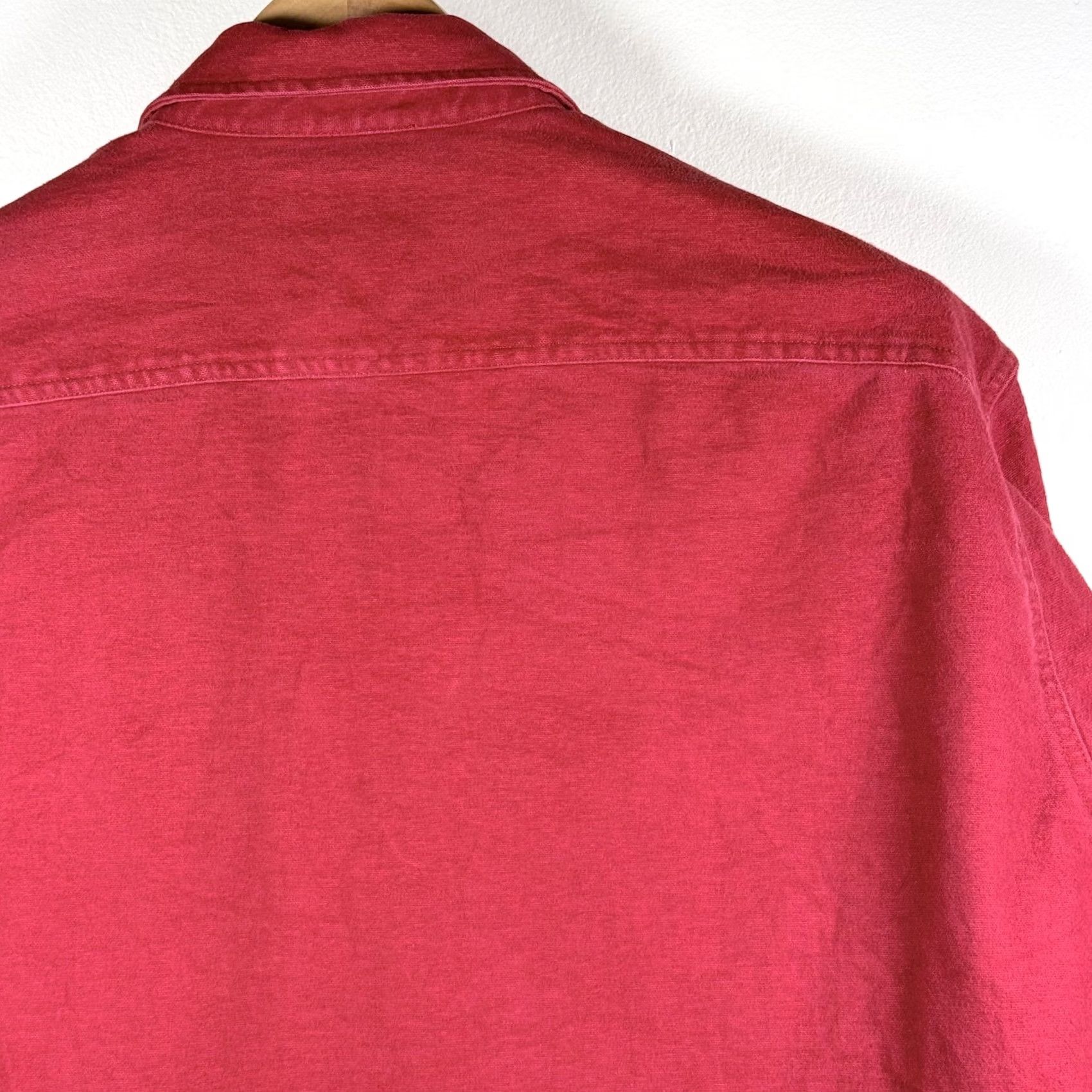 Vintage Vintage Woolrich Button-Up Shirt Red Long Sleeve Western Men's XL Size US XL / EU 56 / 4 - 6 Thumbnail