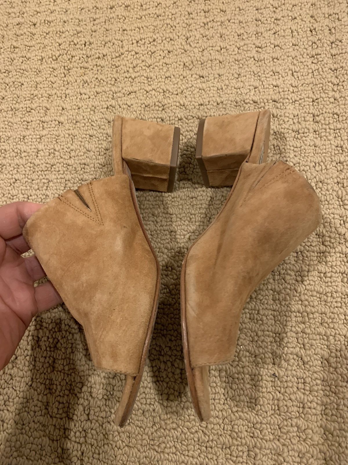 Saks Fifth Avenue Made in Italy Leather Platform Sandals Size 6 Size US 6 / IT 36 - 2 Thumbnail