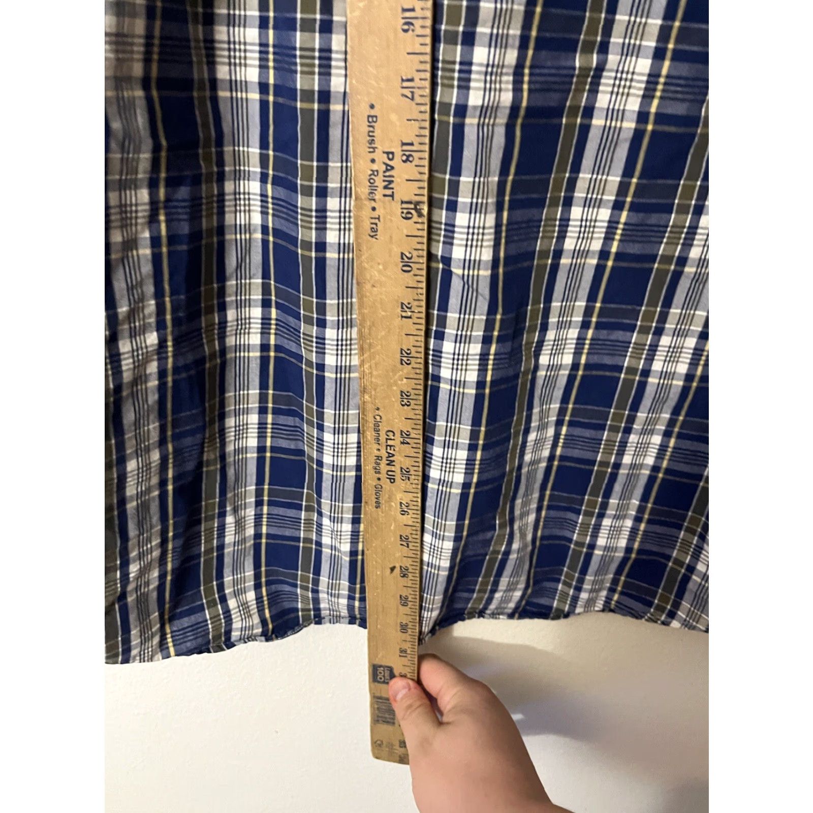 Izod VINTAGE IZOD Shirt Mens L Large Blue Button Shirt Camp Long Sleeve Size US L / EU 52-54 / 3 - 4 Thumbnail