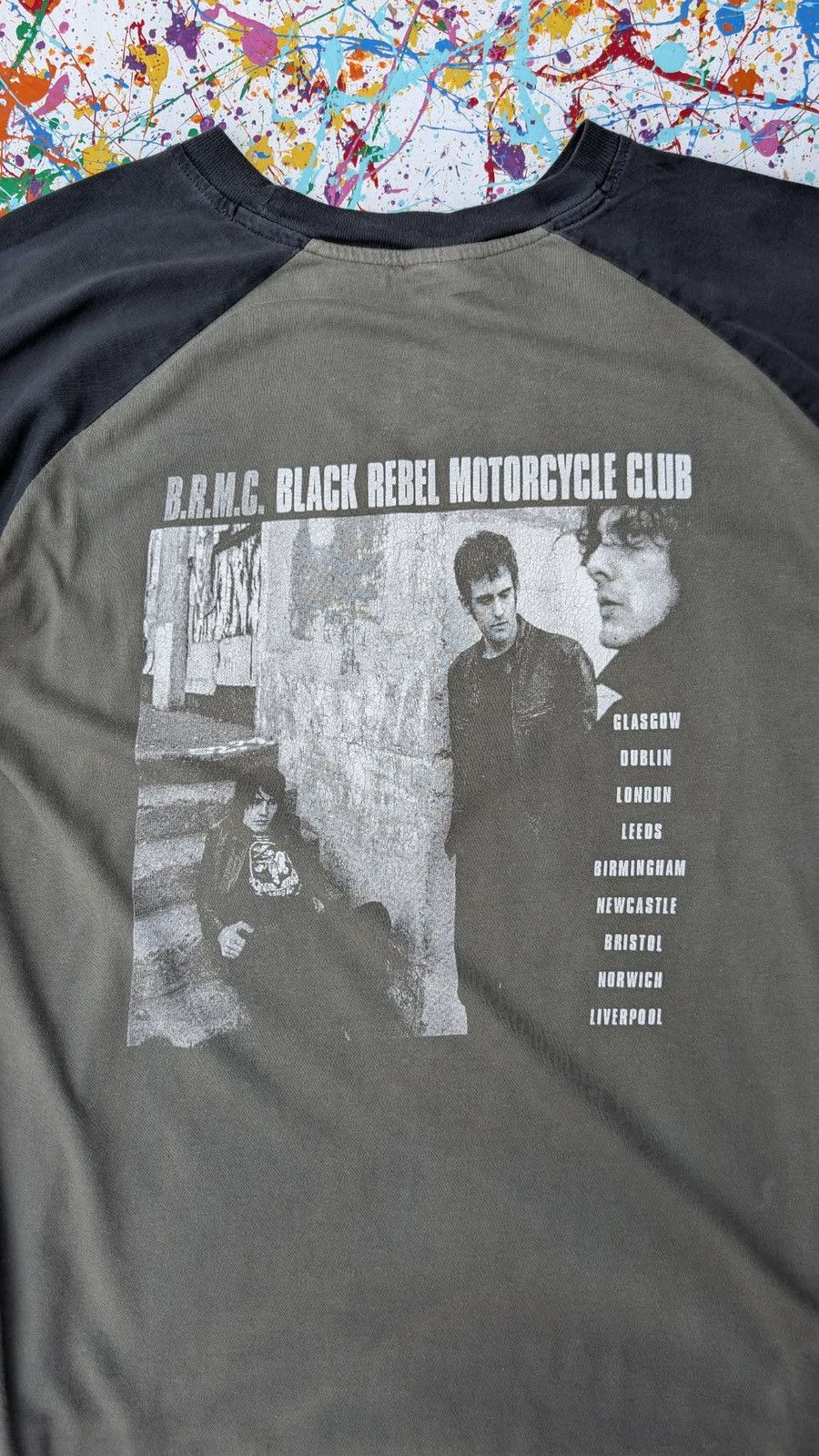 Band Tees Vintage black rebel motorcycle tour tshirt BRMC Band tee 00s Size US L / EU 52-54 / 3 - 8 Thumbnail