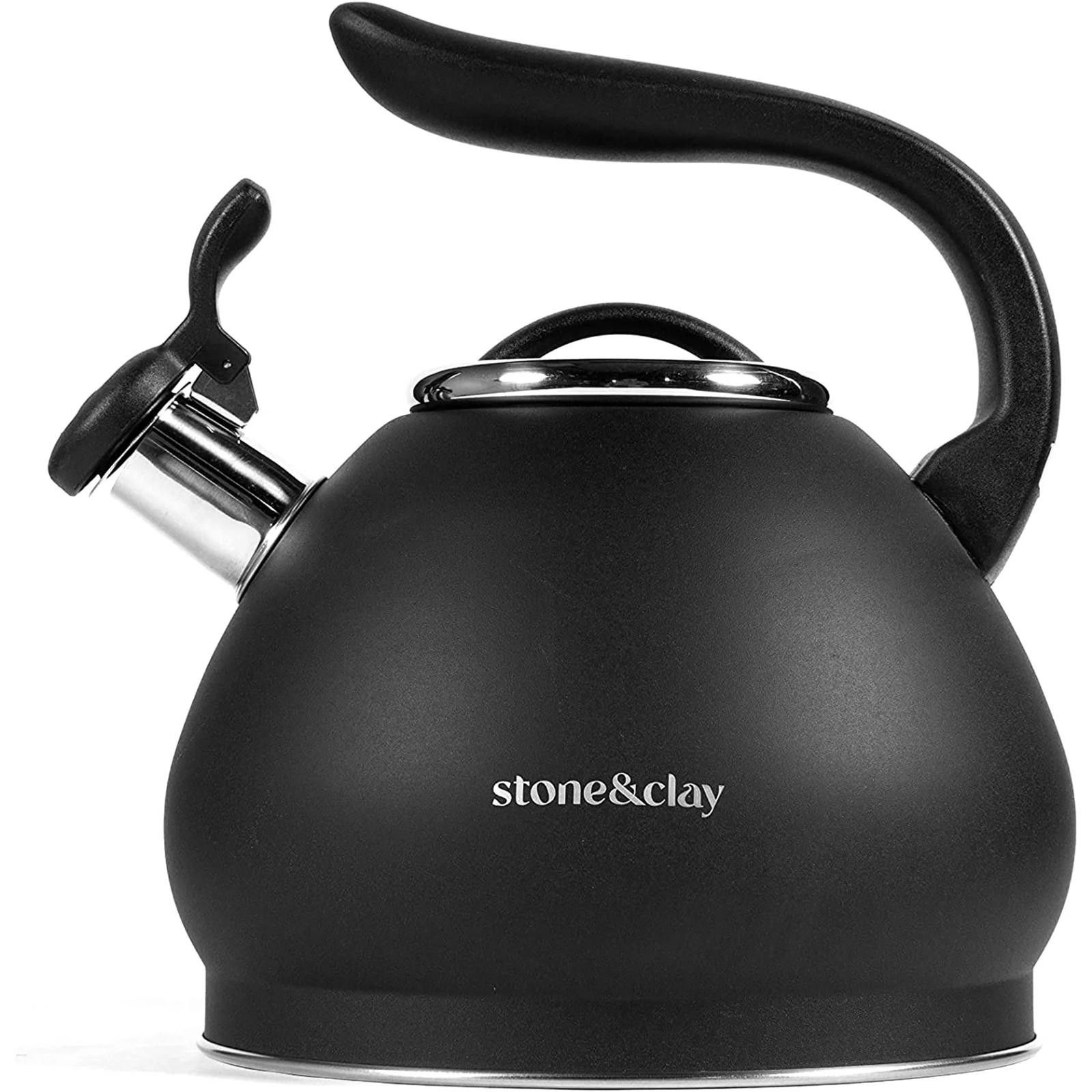 Designer Stone & Clay Whistling Tea Kettle Size ONE SIZE - 1 Thumbnail