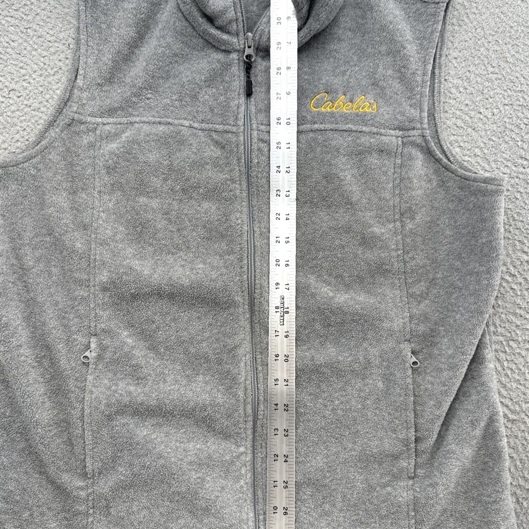 Vintage Cabelas Employee Full Zip Gray Fleece Vest Women’s XL - Natural Reflections - Vest - Women - XL - Gray - Full Zip - Fleece - Basic Jacket Size XL / US 12-14 / IT 48-50 - 7 Thumbnail