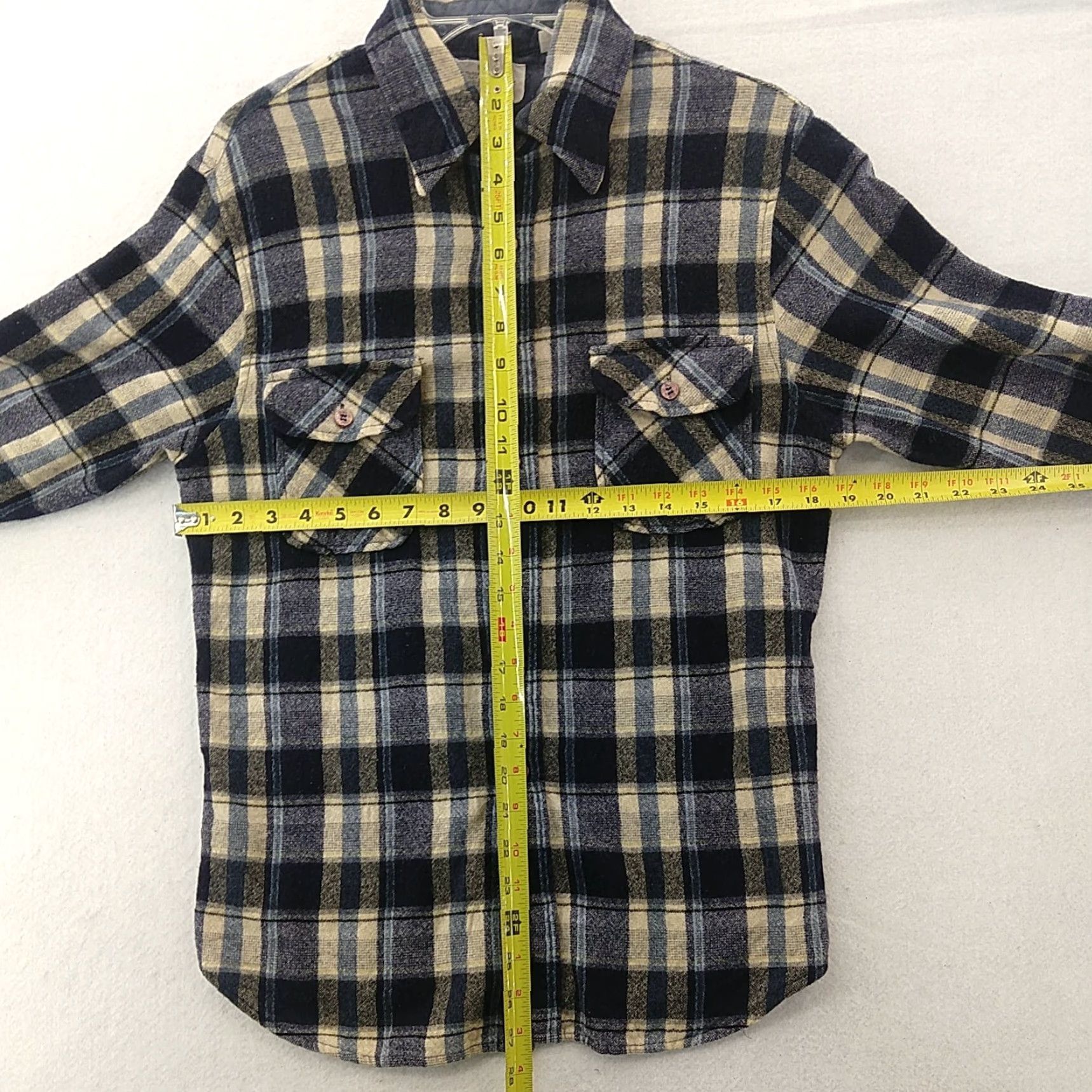 Sears VINTAGE Sears Shirt M Button-Up 80s Plaid Wool Blend Long Sleeve Button-Down Mens Size US M / EU 48-50 / 2 - 3 Thumbnail