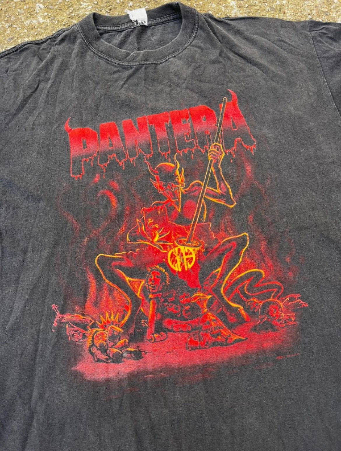 Band Tees × Vintage Vintage 90s Pantera Concert Got My Ass Branded Winterland Size US XL / EU 56 / 4 - 3 Thumbnail