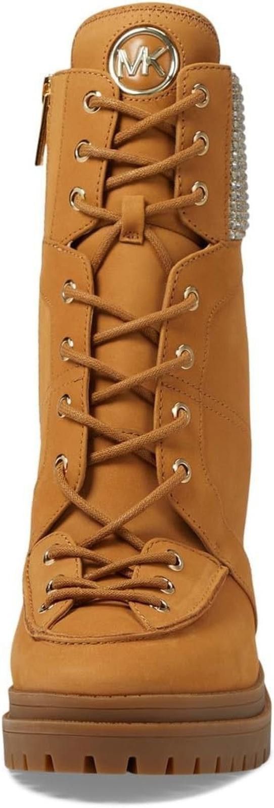 Michael Kors Michael Kors Yvonne Boots Stacked Heel Toe Zip Tie 8.5 M NEW Size US 8.5 / IT 38.5 - 5 Thumbnail