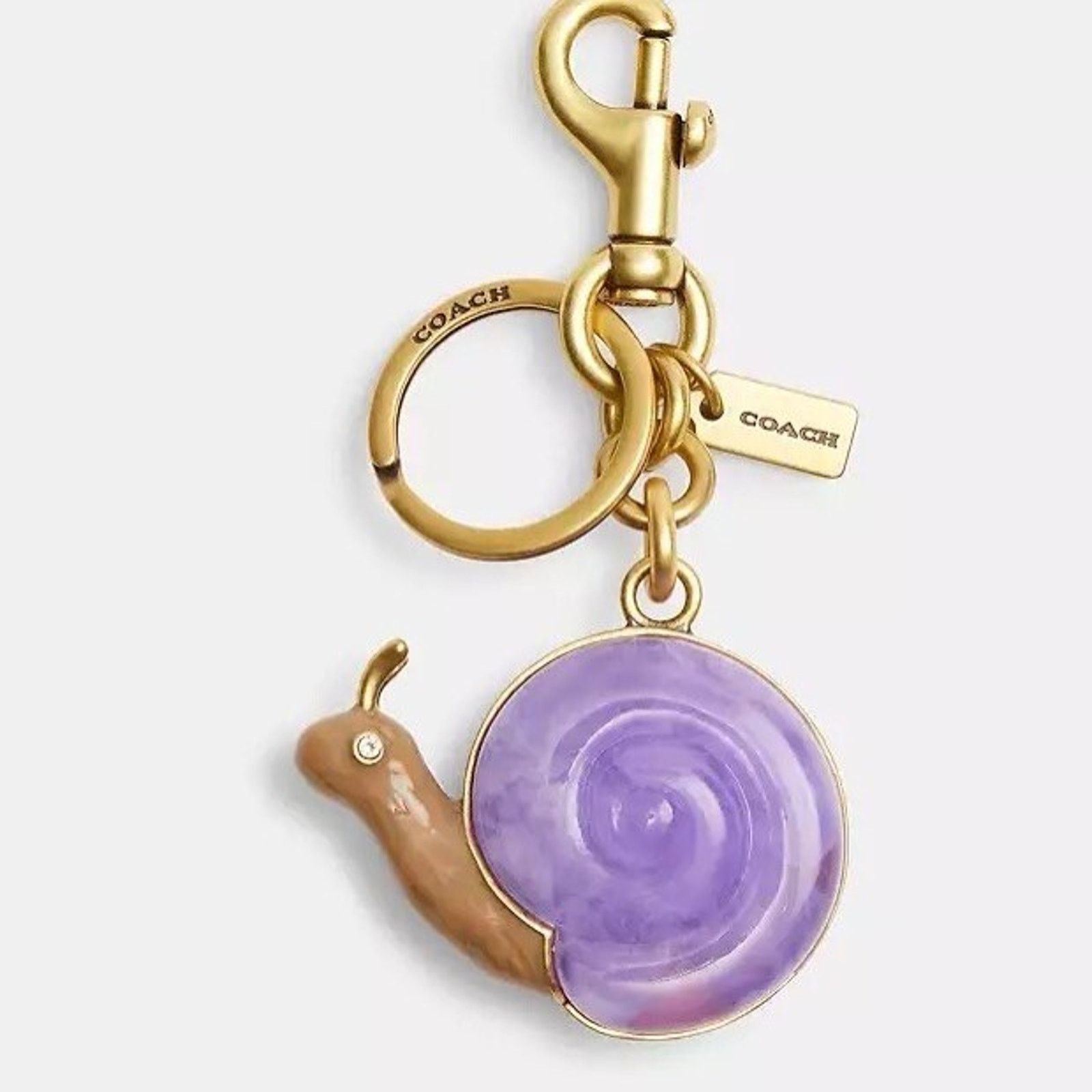 Coach NWT Coach 3D Snail Bag Charm Keychain Key Fob CAX69 Size ONE SIZE - 2 Thumbnail
