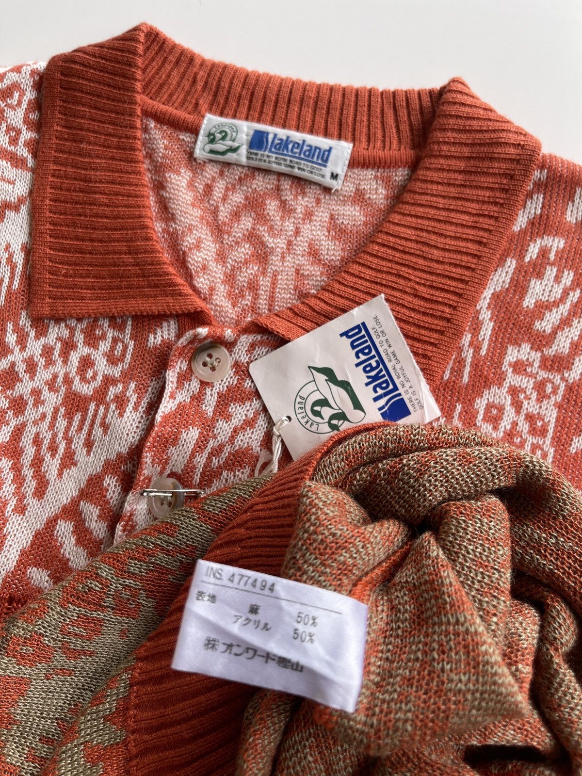 Japanese Brand Vintage Polo Shirt Sweater Knitted Size US M / EU 48-50 / 2 - 7 Thumbnail