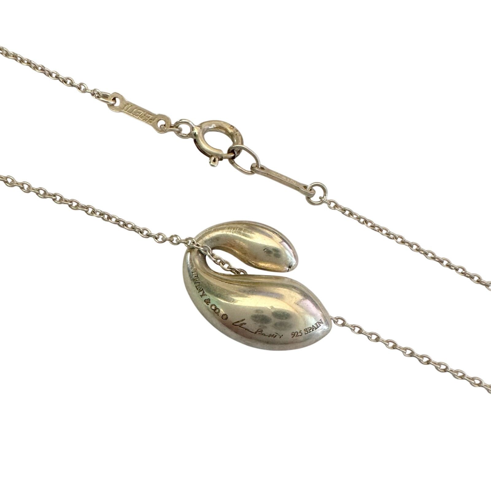 Tiffany & Co. Tiffany & Co Elsa Peretti Double Teardrop Necklace Size ONE SIZE - 3 Thumbnail