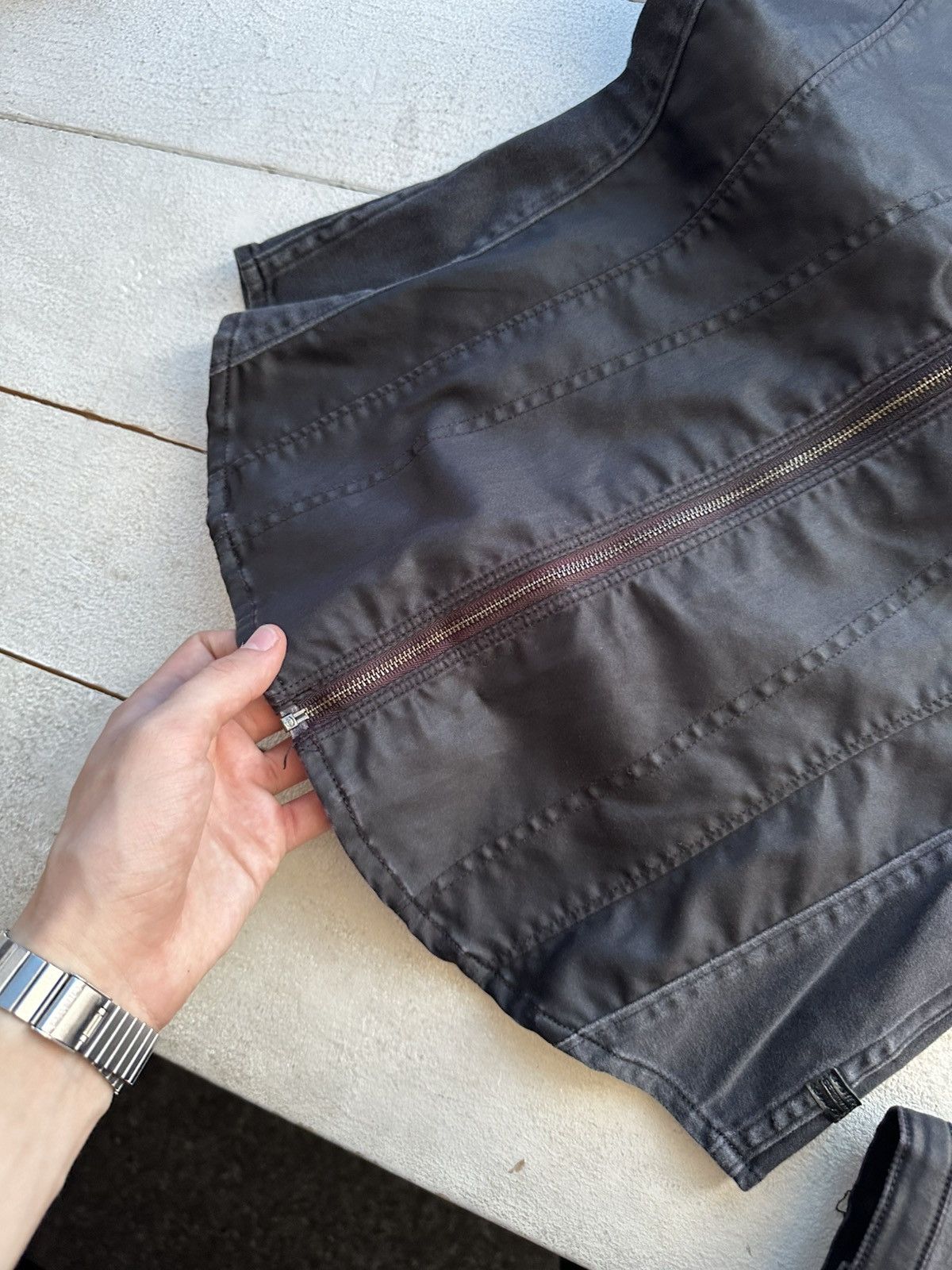 G-Star 🚨 G STAR RAW WMN Y2K Vintage Denim Zip Racing Jacket Size M / US 6-8 / IT 42-44 - 3 Thumbnail