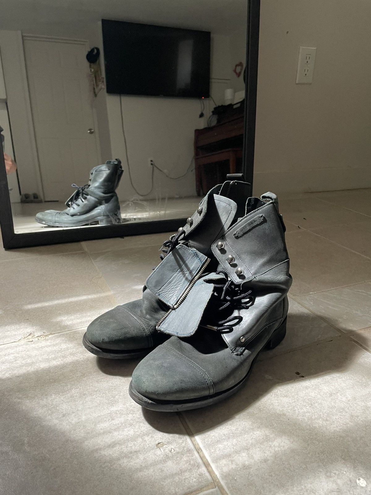 Diesel vintage diesel side-zip boots Size US 9 / EU 42 - 2 Thumbnail